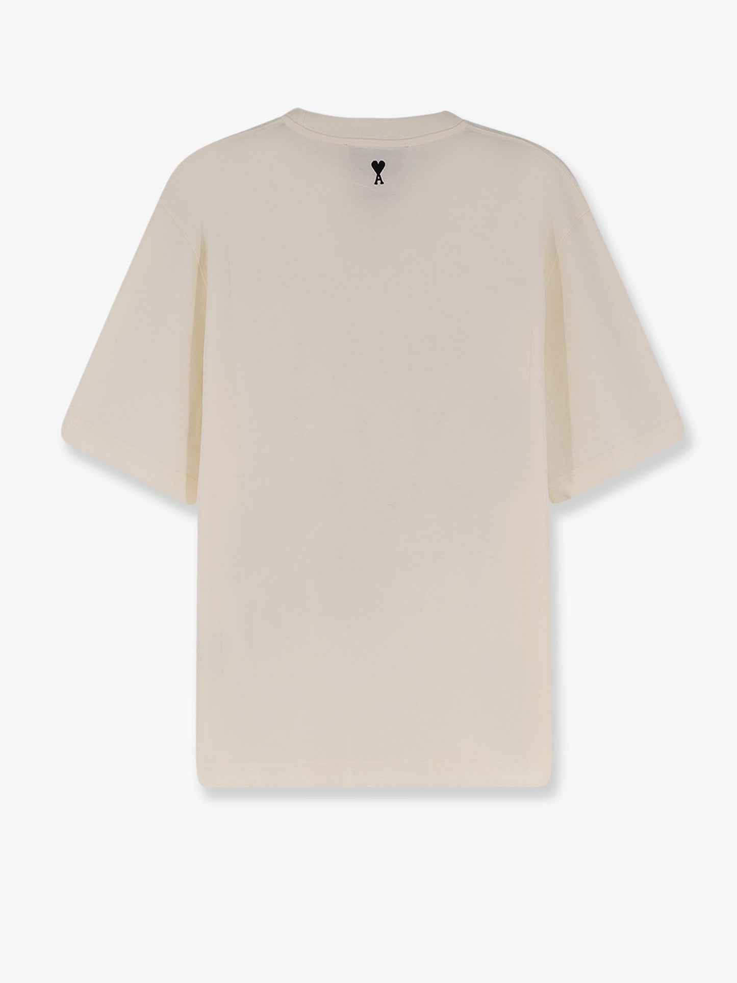 Ami Paris Men Cotton T-Shirt With Frontal Print AMI PARIS