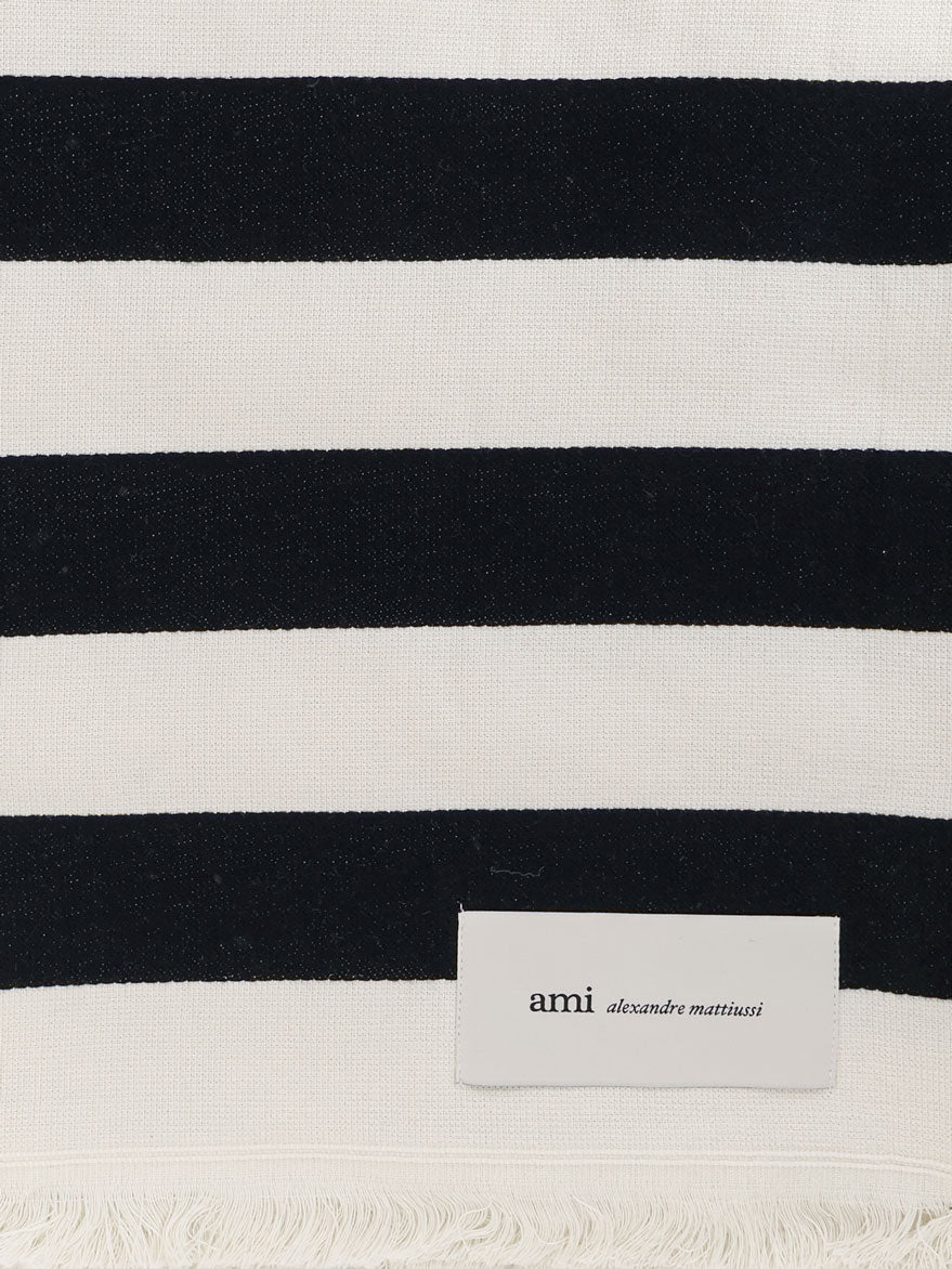 Ami Paris Unisex Cotton Beach Towel AMI PARIS