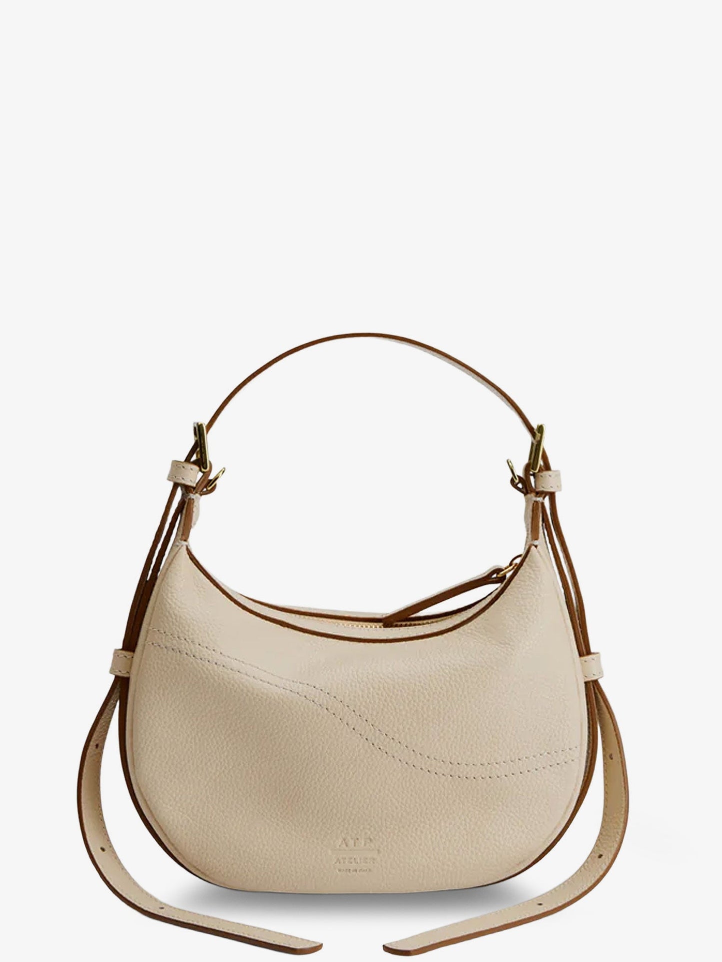 Atp Atelier Women Silea Mandorla Leather Crossbody Bag ATP ATELIER