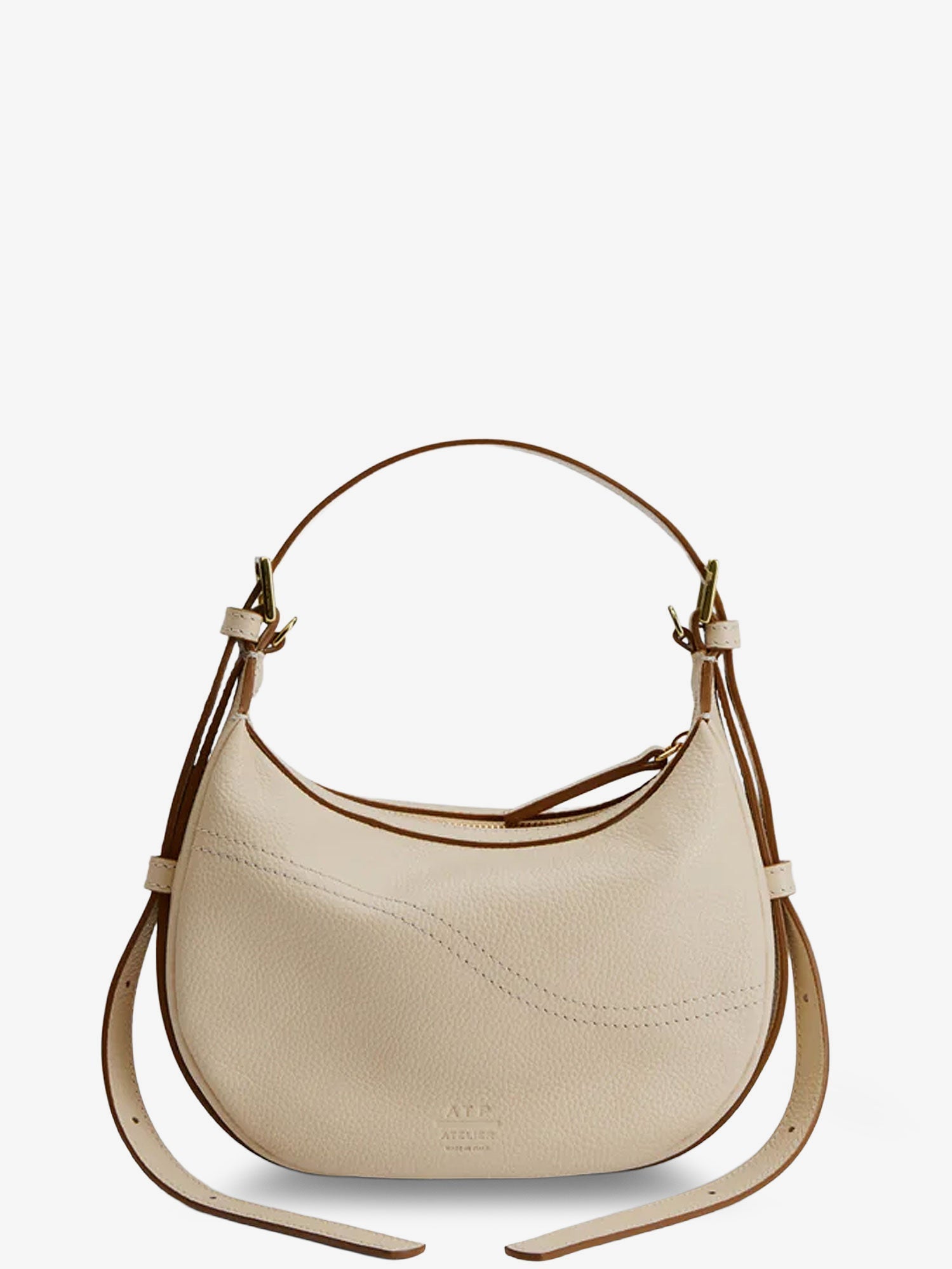 Atp Atelier Women Silea Mandorla Leather Crossbody Bag ATP ATELIER