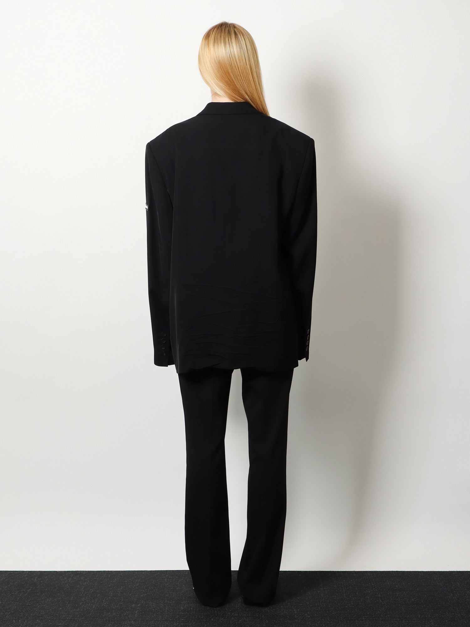 Balenciaga Women Washed Sb Viscose Blazer BALENCIAGA