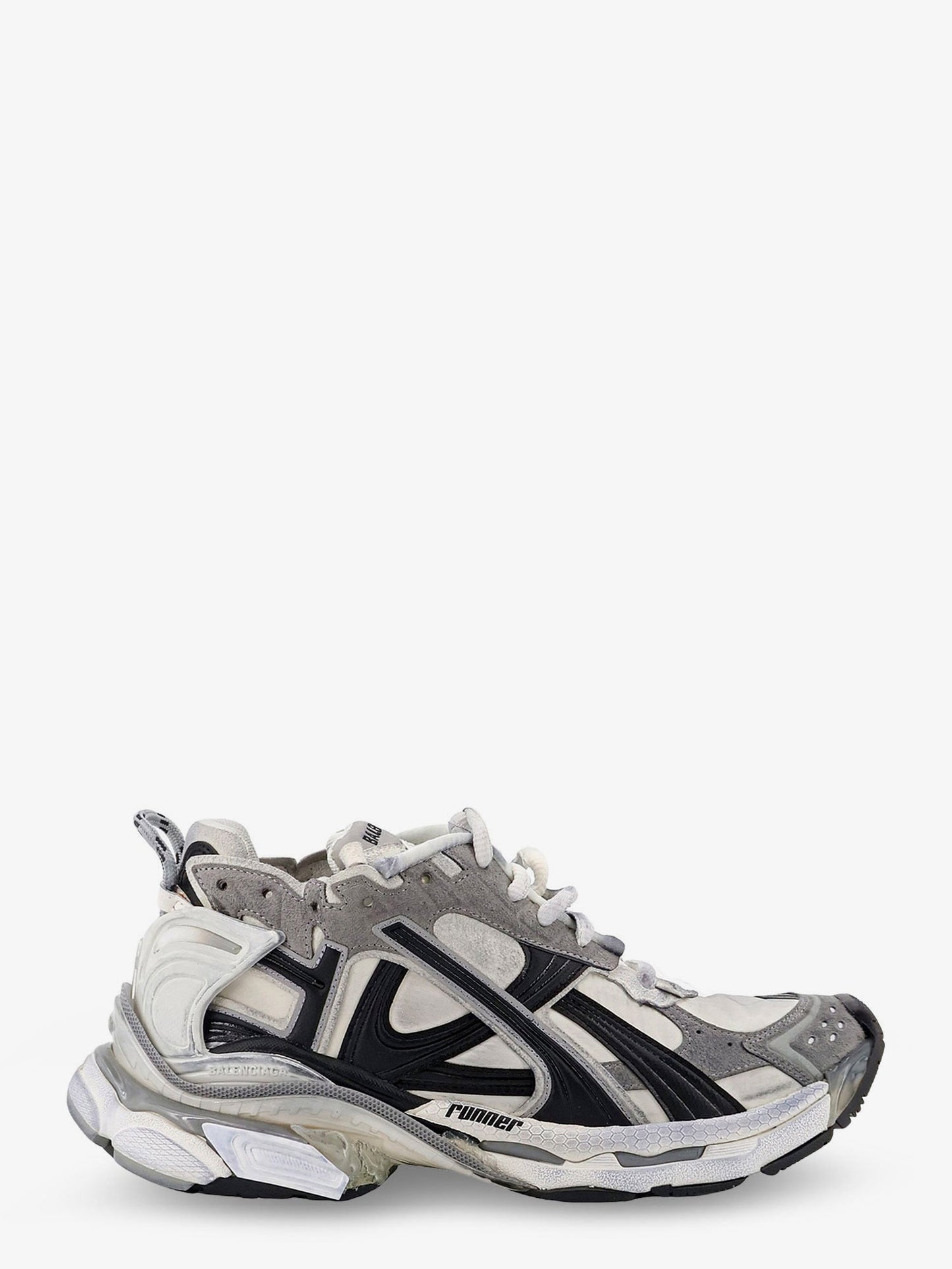 Balenciaga Women Runner Nylon Sneakers With Contrasting Inserts BALENCIAGA