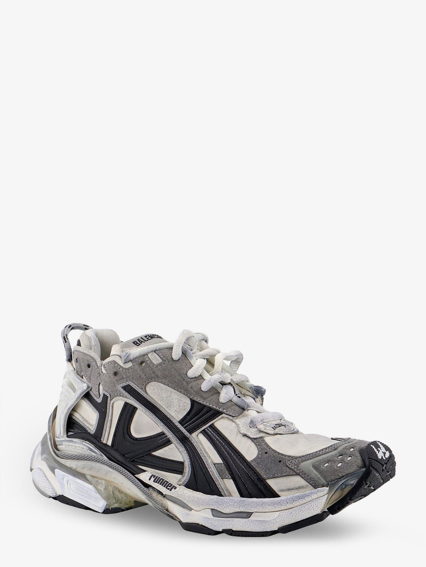 Balenciaga Women Runner Nylon Sneakers With Contrasting Inserts BALENCIAGA