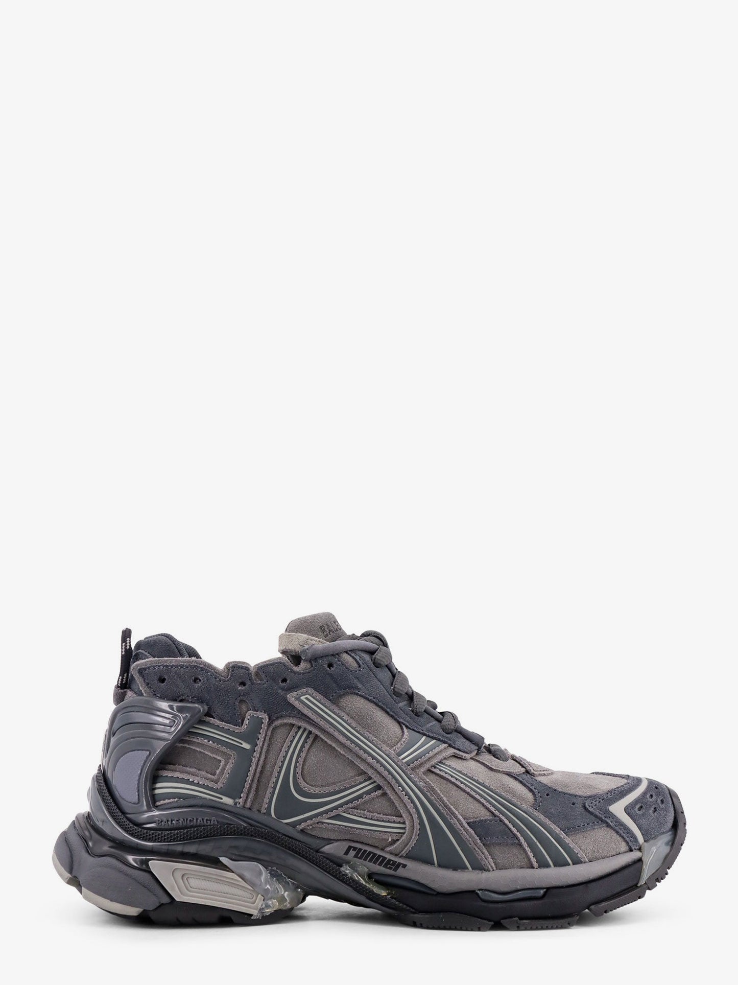 Balenciaga Men Runner Low-Top Suede Sneakers BALENCIAGA