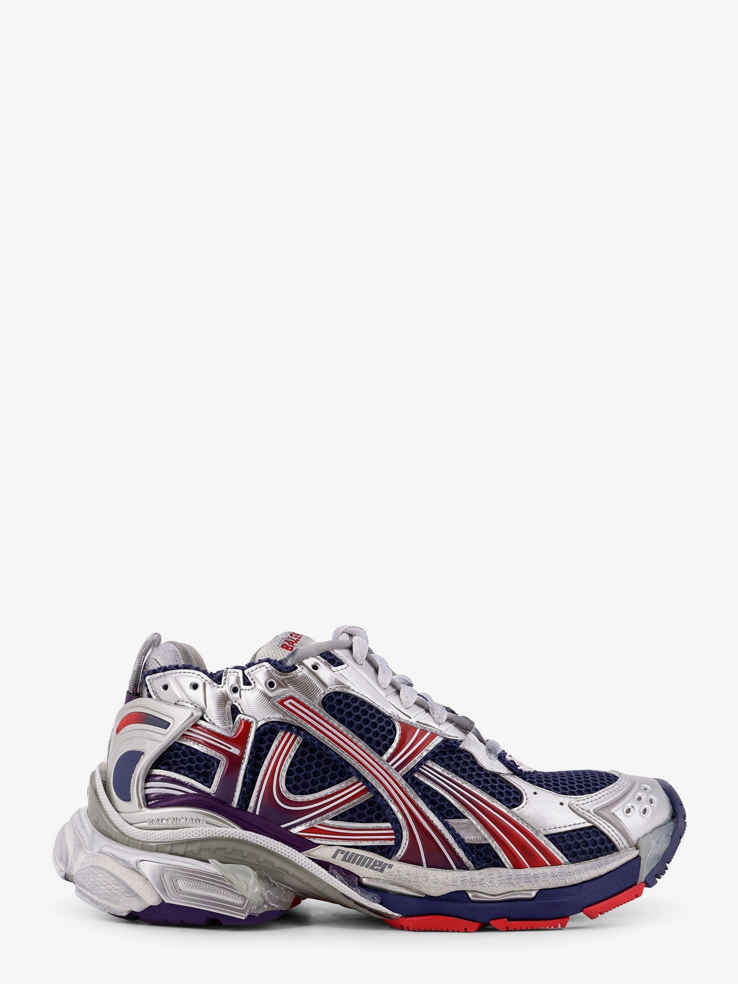 Balenciaga Men Mesh And Nylon Runner Sneakers BALENCIAGA
