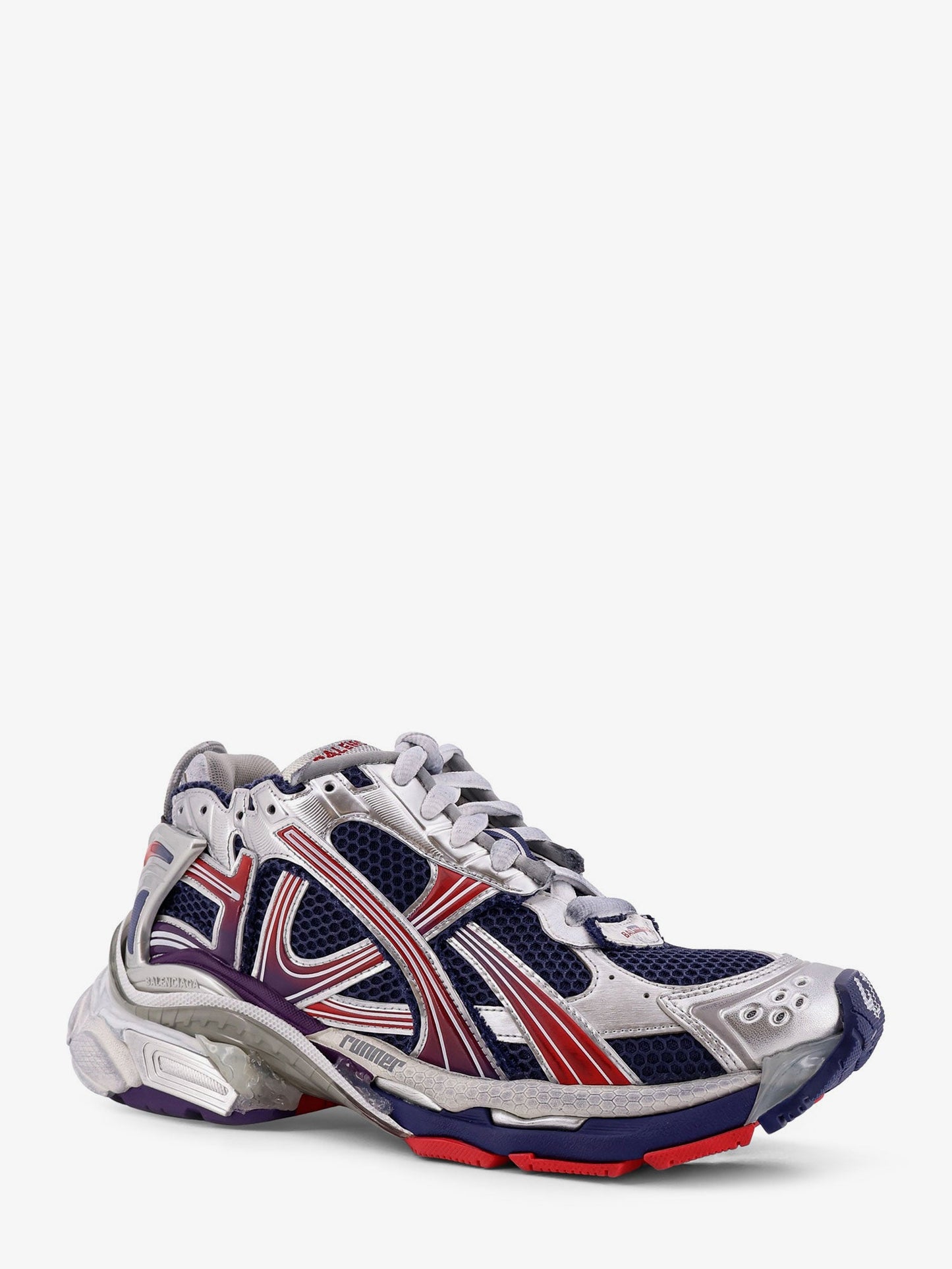Balenciaga Men Mesh And Nylon Runner Sneakers BALENCIAGA