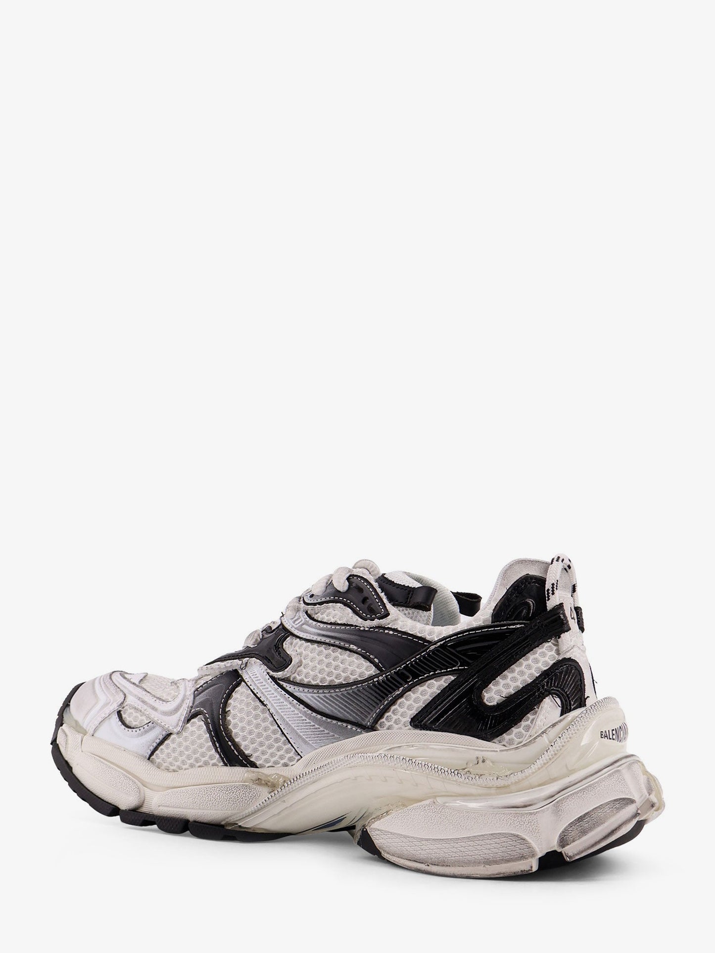 Balenciaga Men Mesh And Nylon Runner 2 Sneakers BALENCIAGA