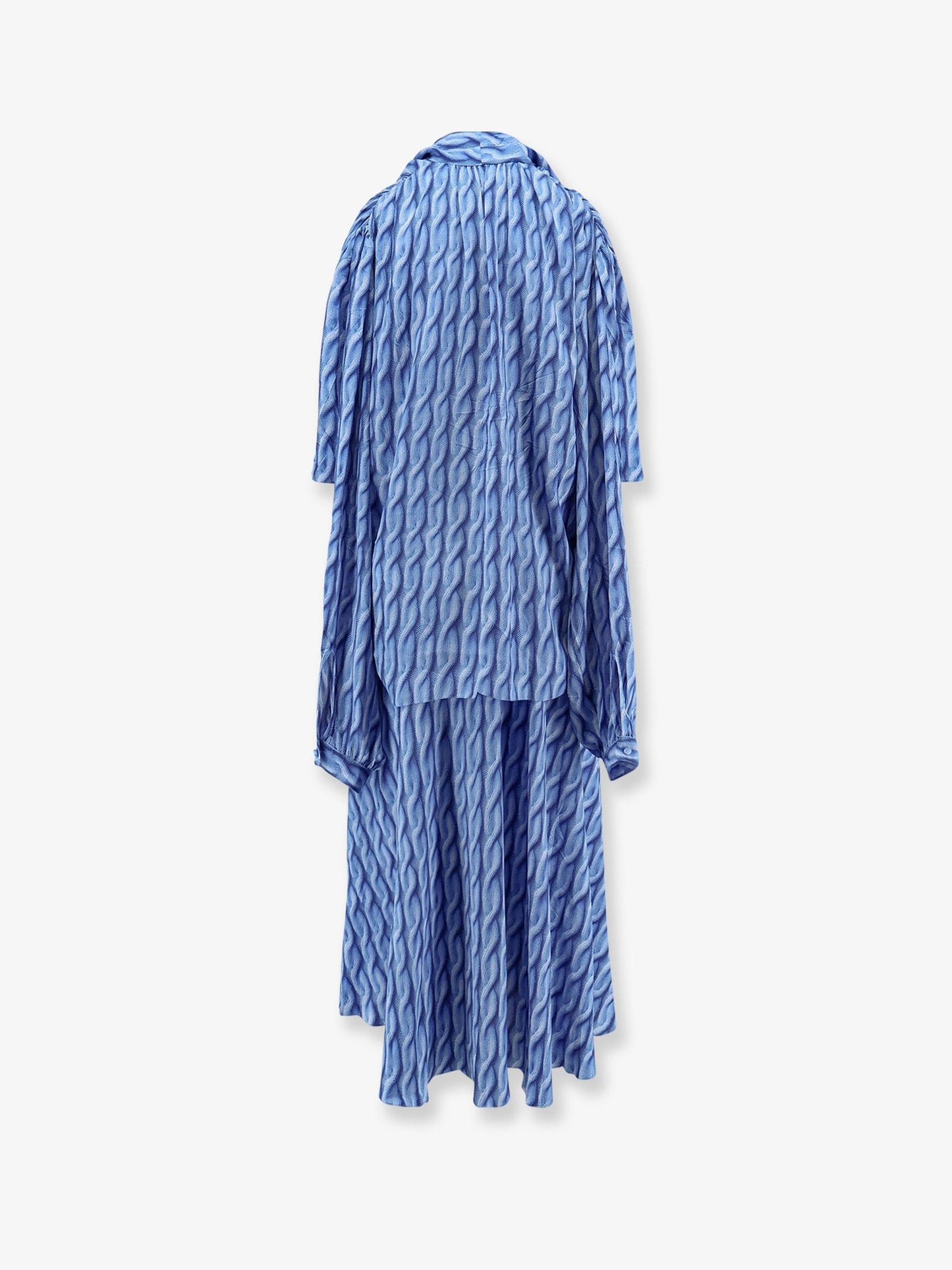 Balenciaga Women Printed Fabric Long Dress BALENCIAGA