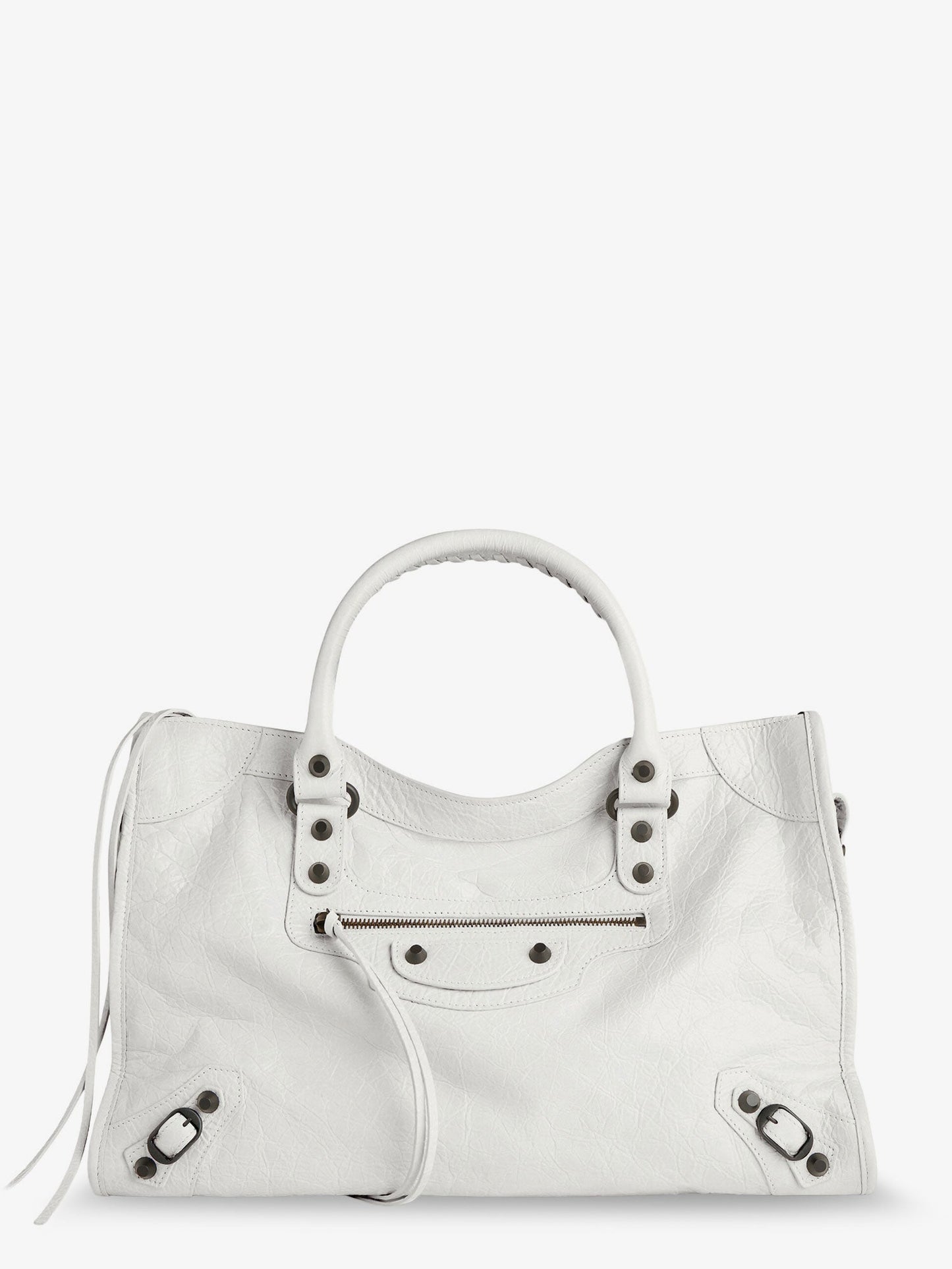 Balenciaga Women Le City Medium Leather Shoulder Bag BALENCIAGA