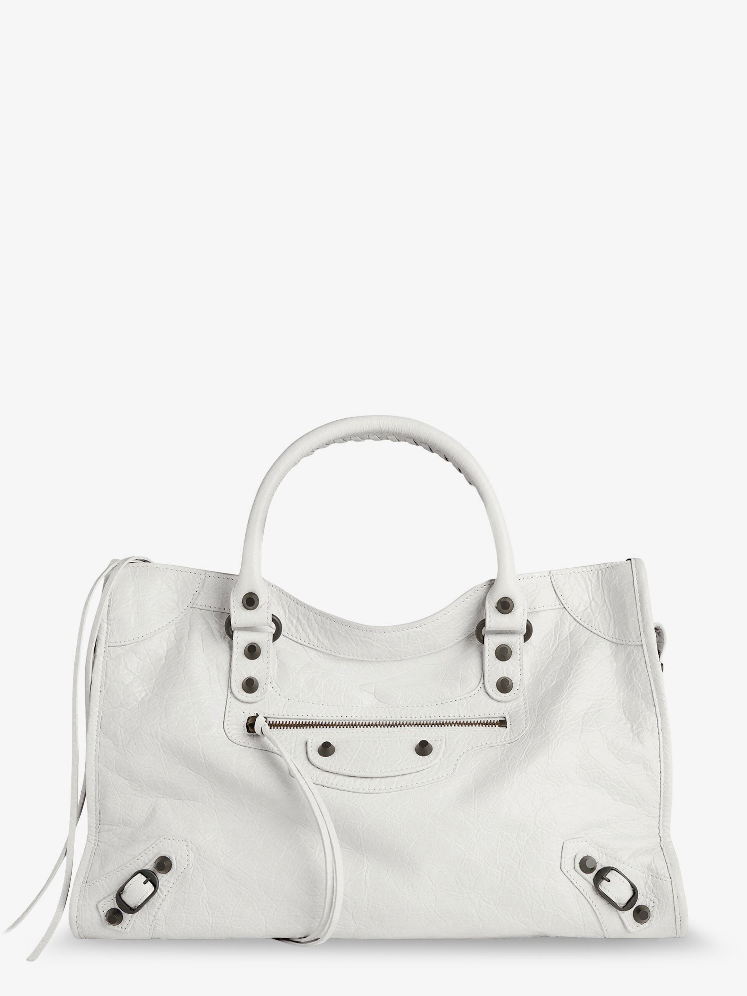 Balenciaga Women Le City Medium Leather Shoulder Bag BALENCIAGA