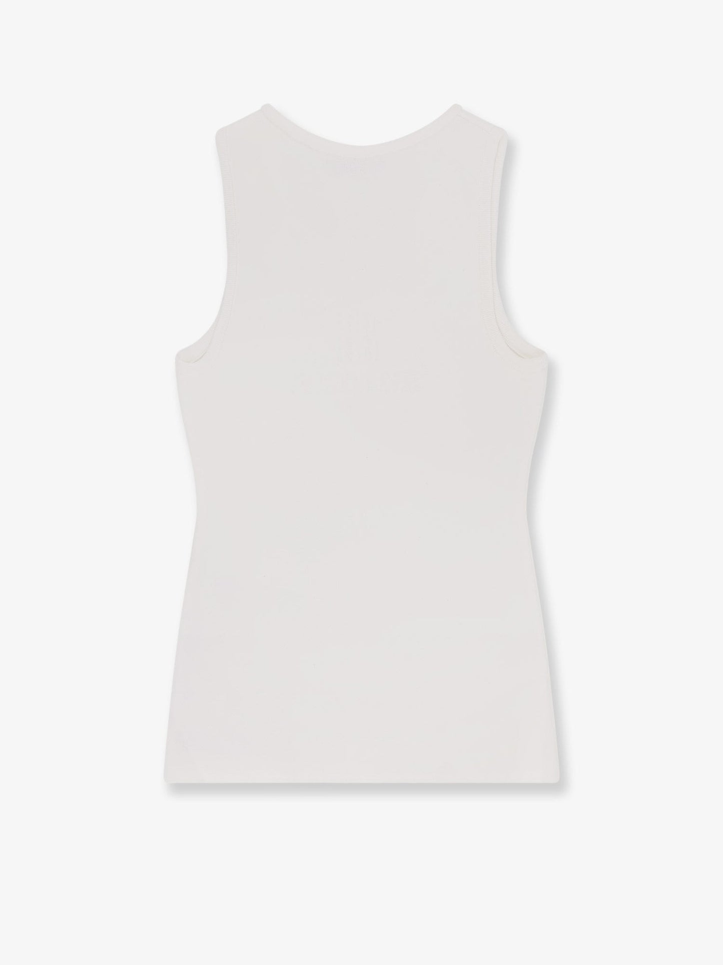 Balenciaga Women Ribbed Viscose Blend Tank Top BALENCIAGA
