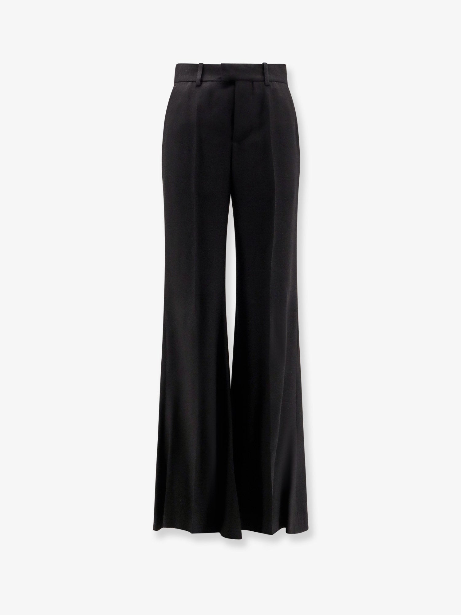 Balenciaga Women Viscose Trousers With Flared Bottom BALENCIAGA