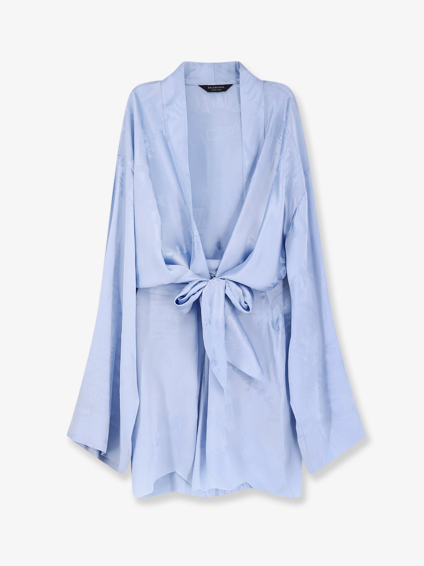 Balenciaga Women Wrap Silk Mini Dress BALENCIAGA