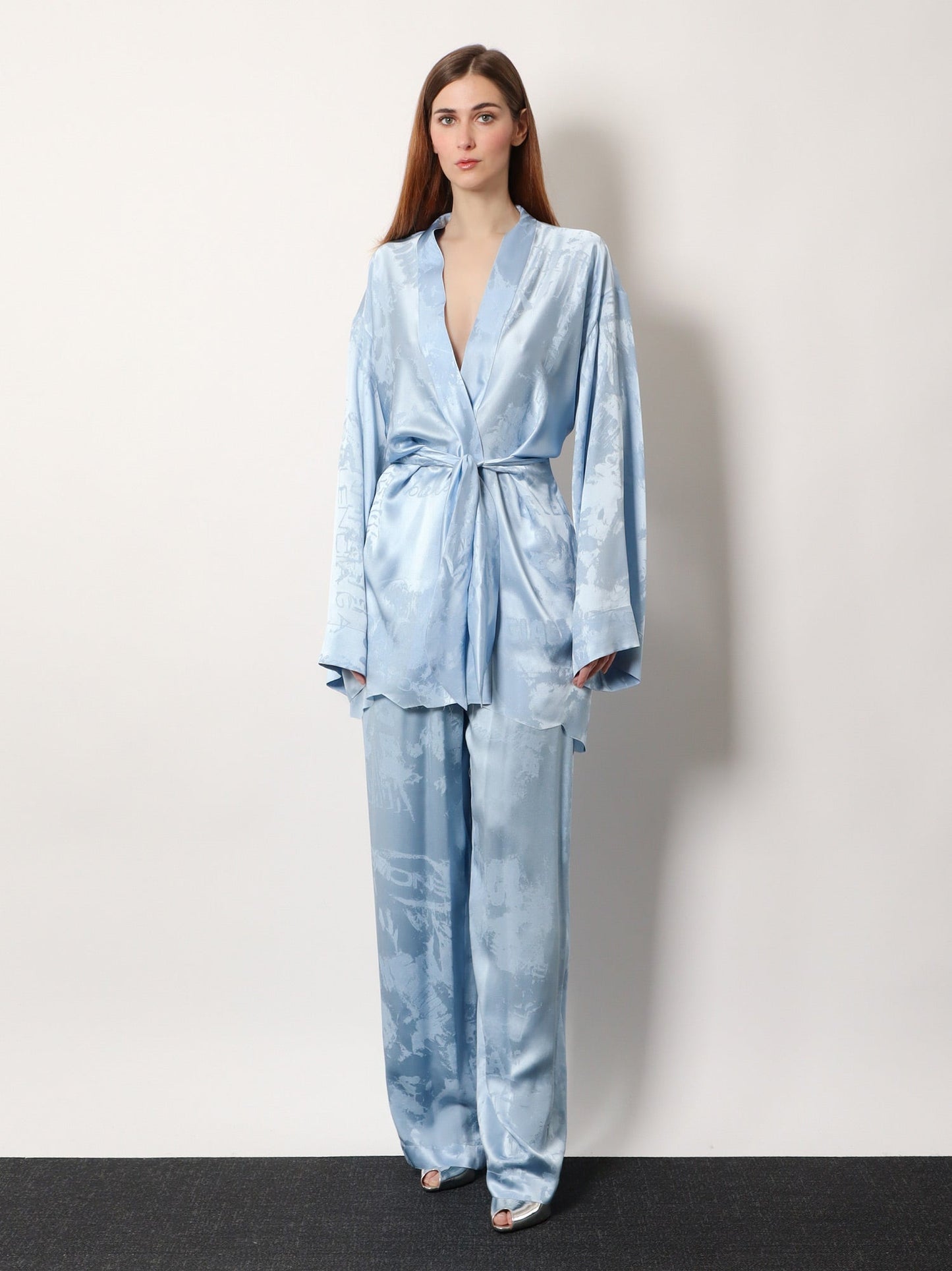 Balenciaga Women Wrap Silk Mini Dress BALENCIAGA