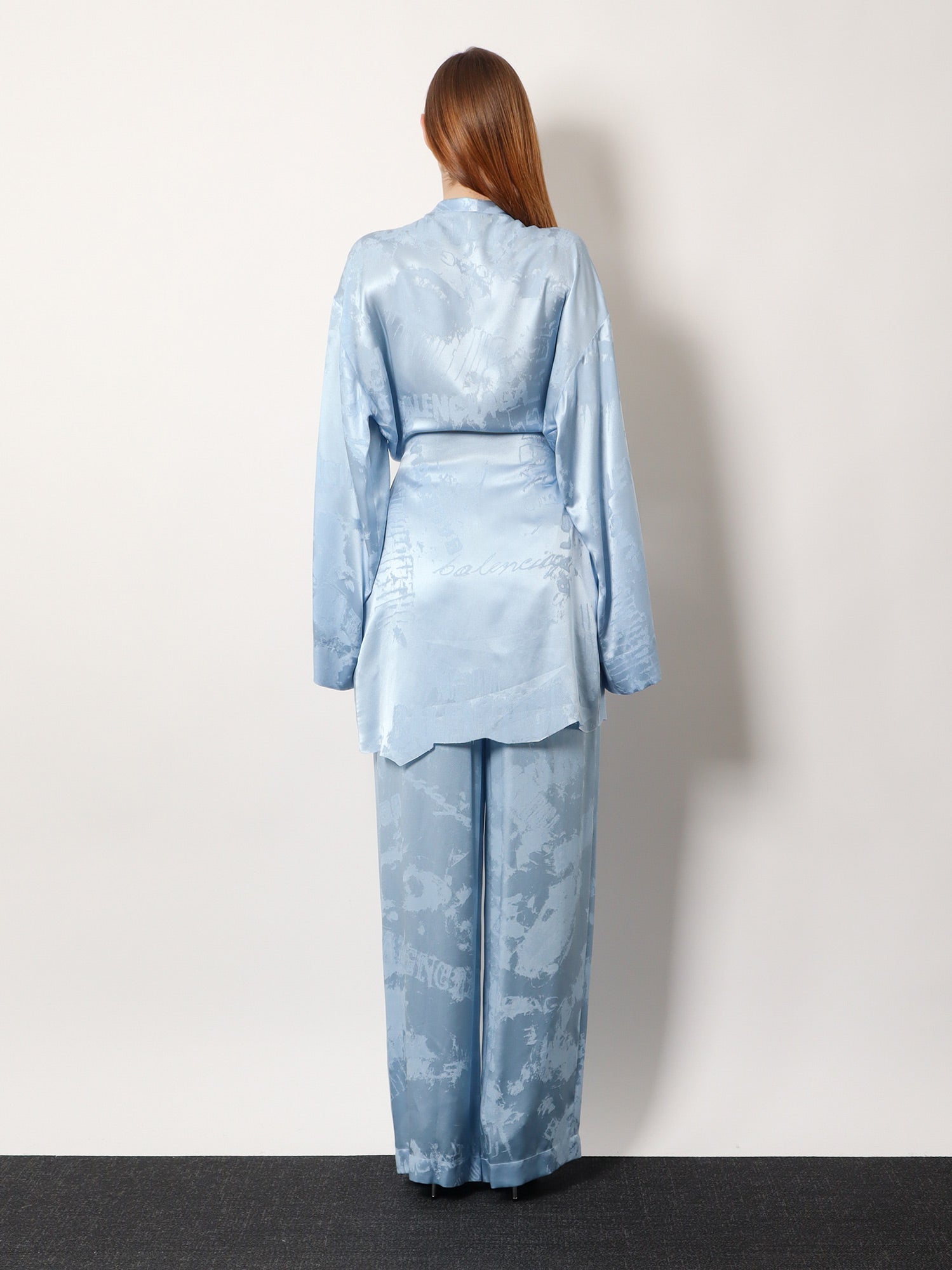 Balenciaga Women Wrap Silk Mini Dress BALENCIAGA