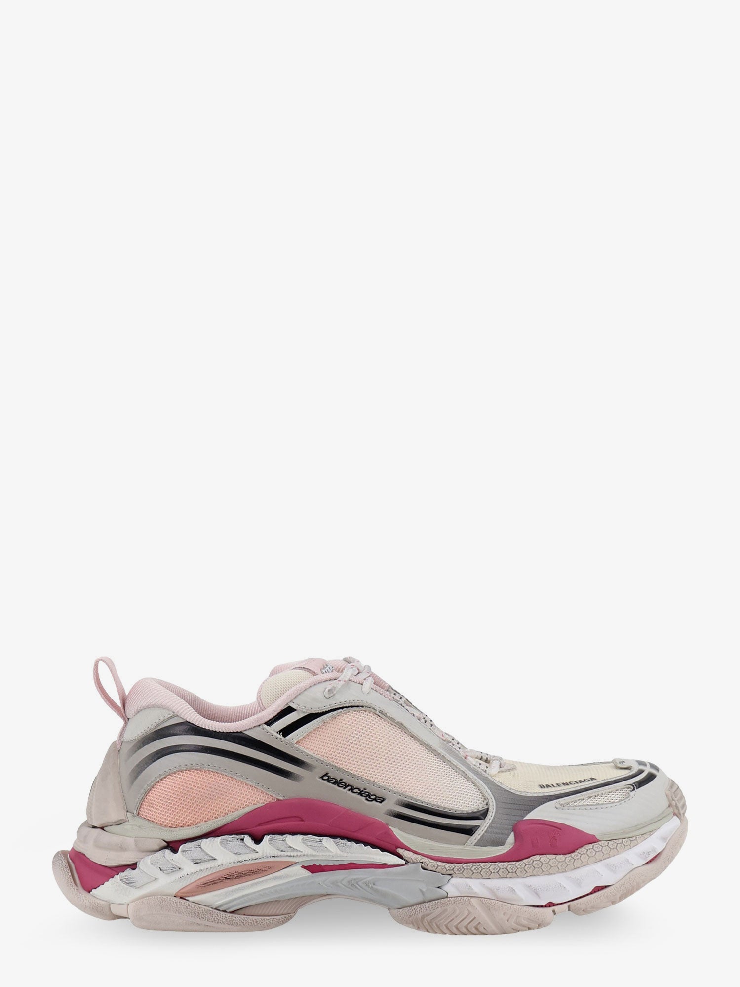 Balenciaga Women Triple S.2 Gandient Sneakers In Mesh And Nylon With Used Effect BALENCIAGA