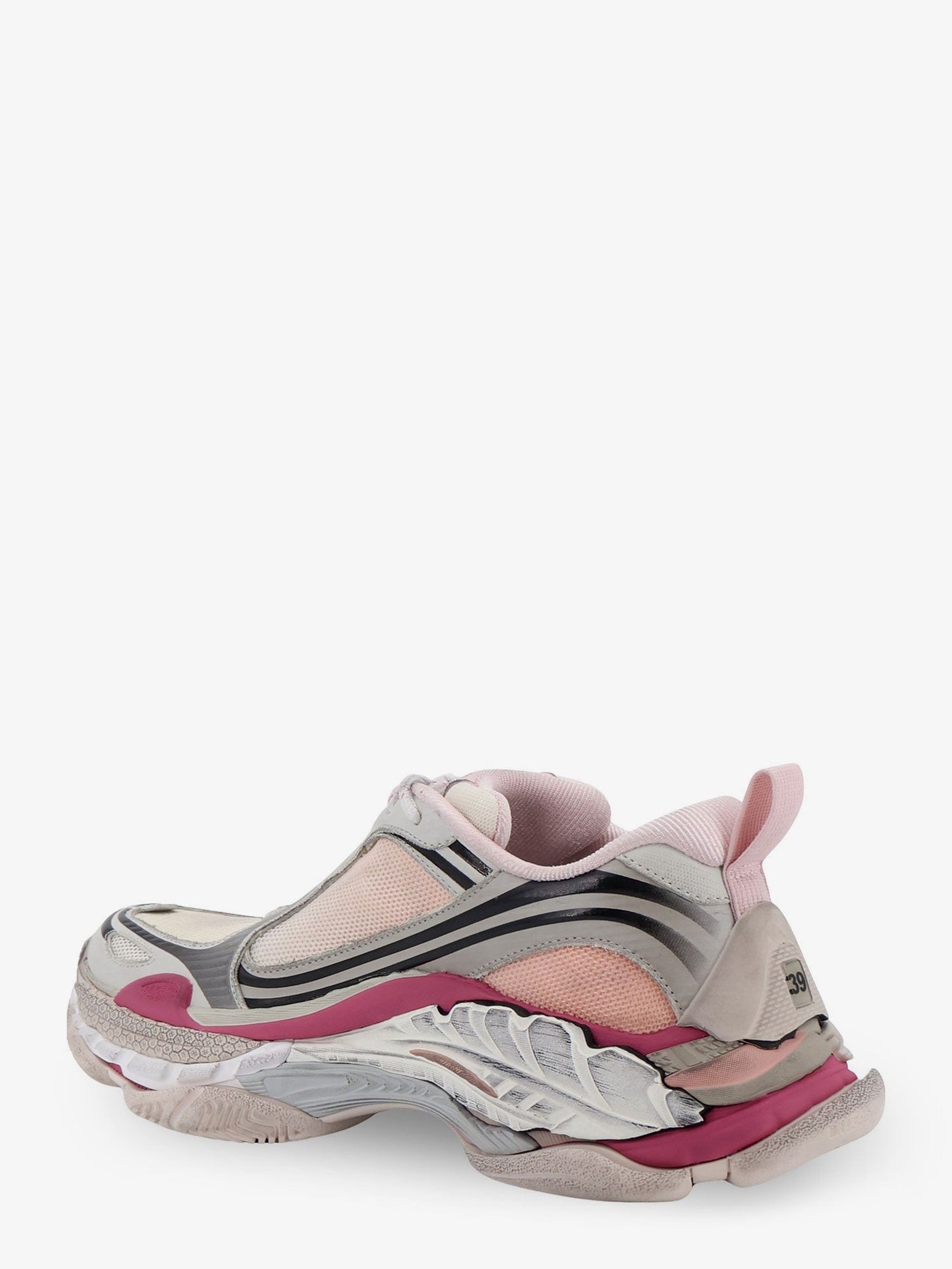 Balenciaga Women Triple S.2 Gandient Sneakers In Mesh And Nylon With Used Effect BALENCIAGA