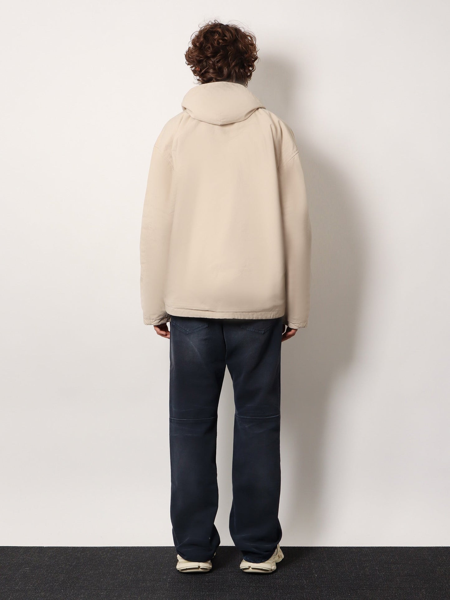 Balenciaga Men Cotton Blend Jacket With Embroidered Logo On The Front BALENCIAGA