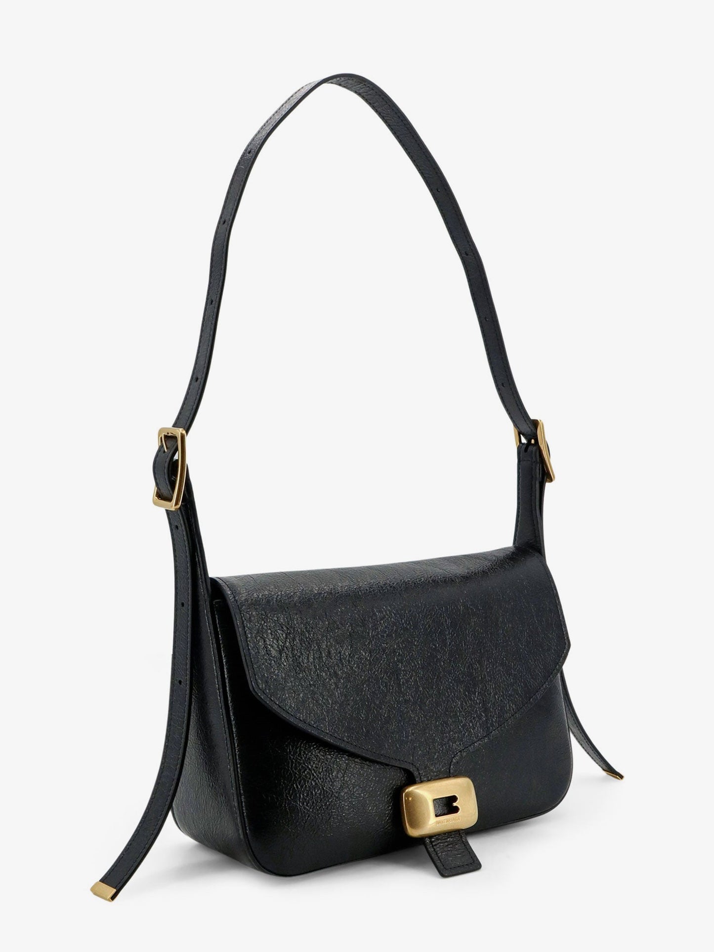 Balenciaga Women Clicca Arena Leather Medium Shoulder Bag BALENCIAGA