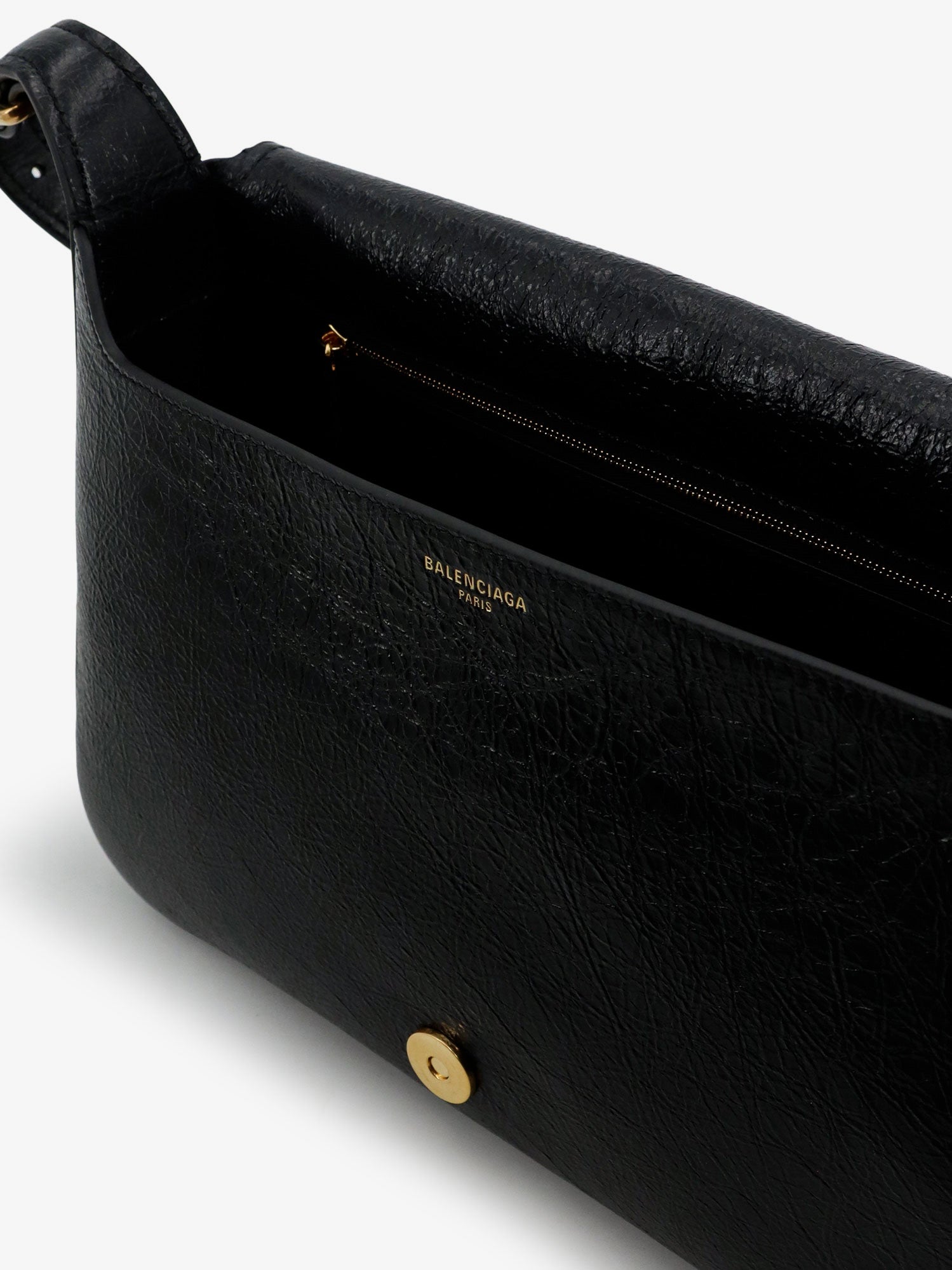 Balenciaga Women Clicca Arena Leather Medium Shoulder Bag BALENCIAGA