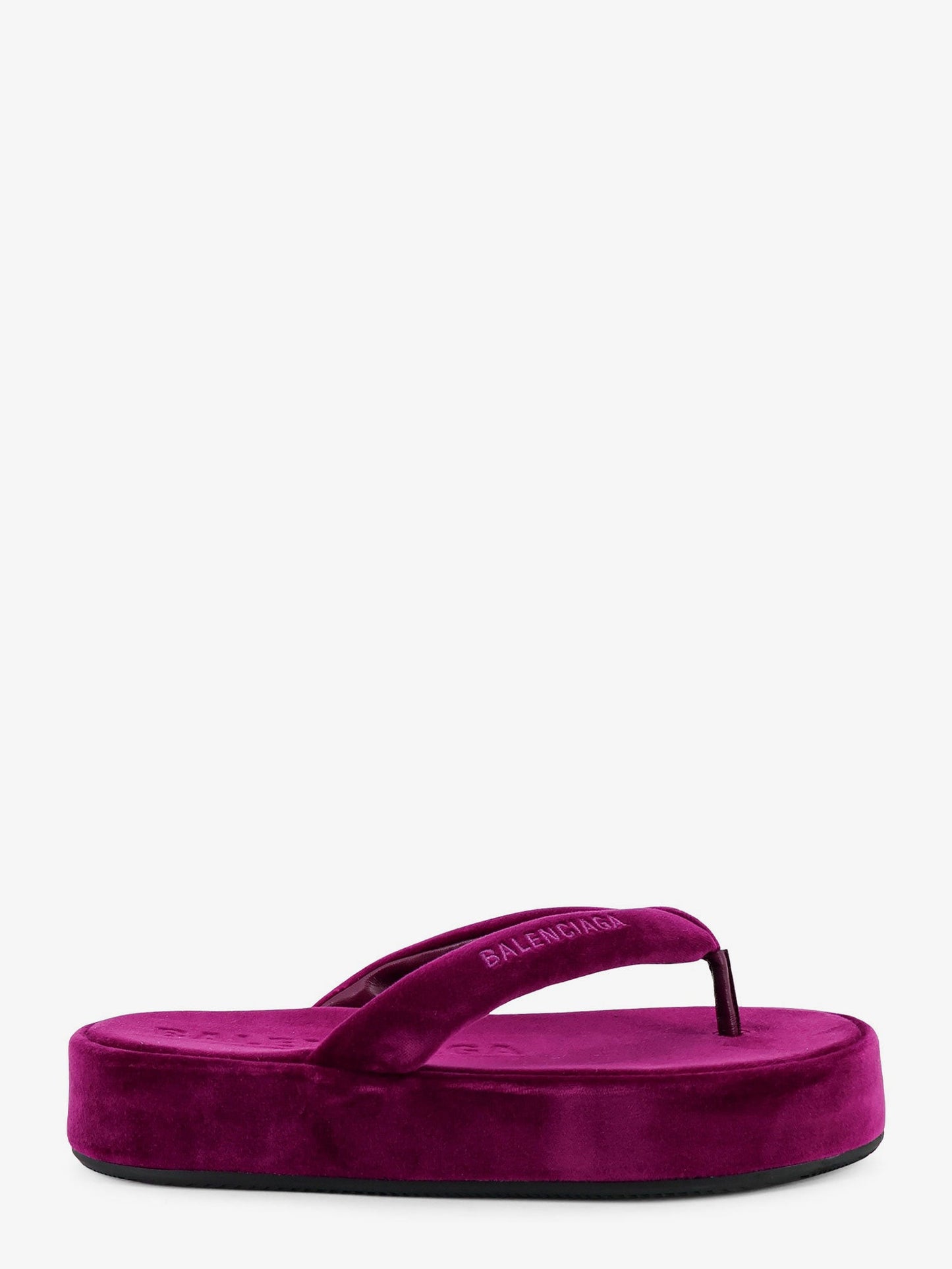 Balenciaga Women Jet Lag Stretch Velvet Sandals BALENCIAGA