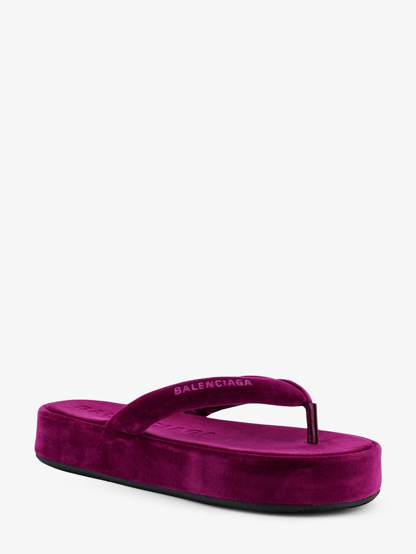 Balenciaga Women Jet Lag Stretch Velvet Sandals BALENCIAGA