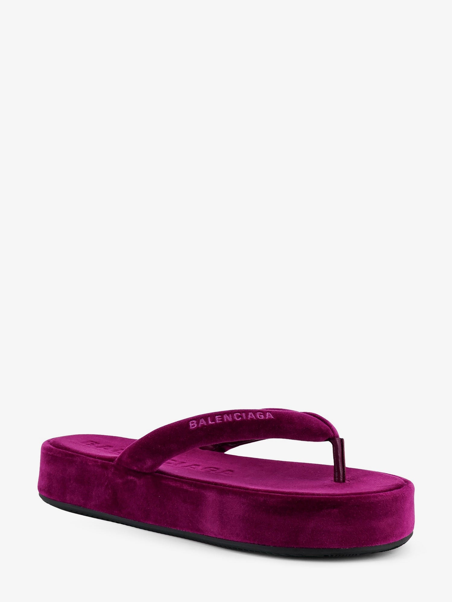 Balenciaga Women Jet Lag Stretch Velvet Sandals BALENCIAGA