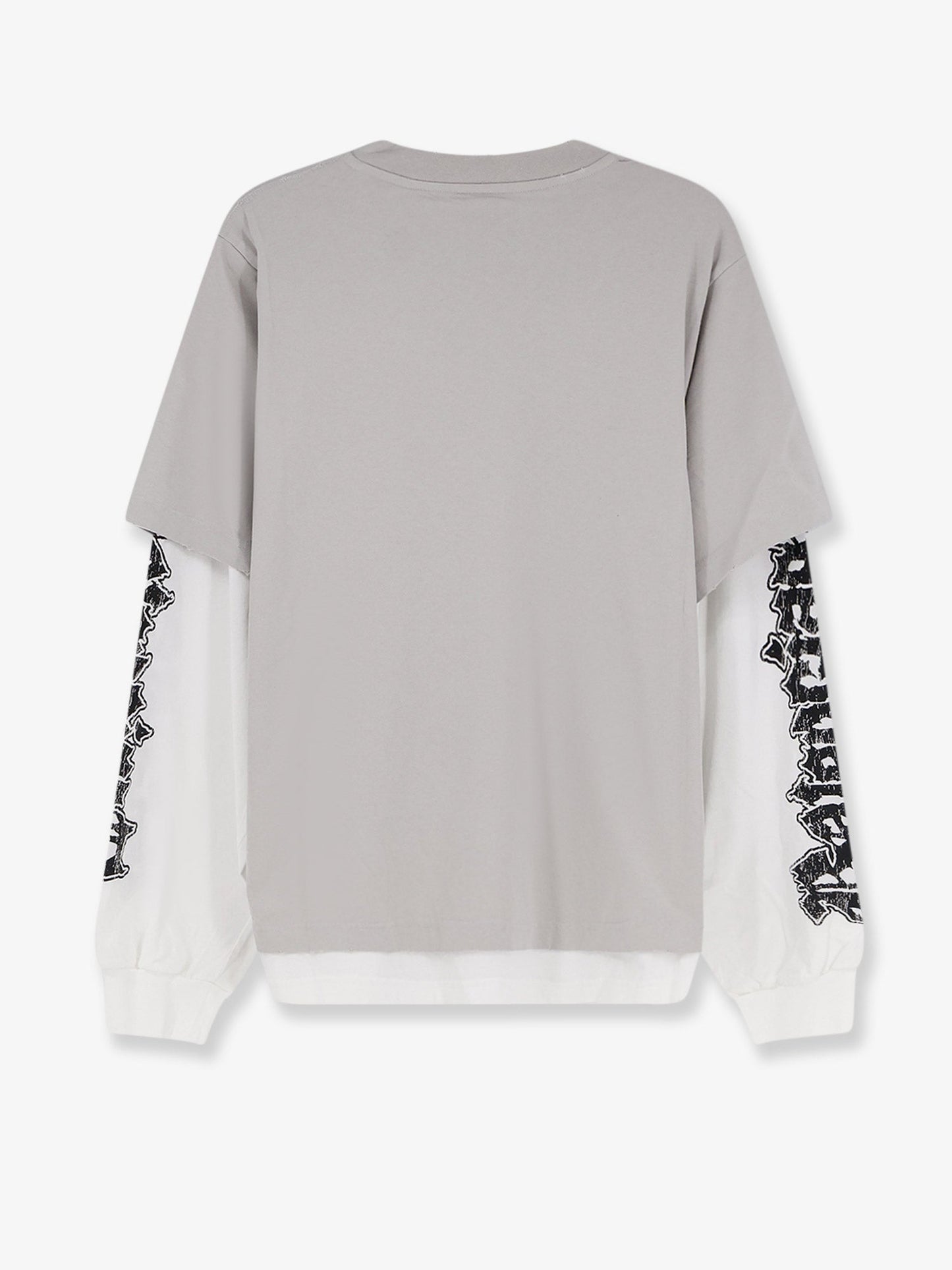Balenciaga Men Double Hybrid Cotton T-Shirt BALENCIAGA