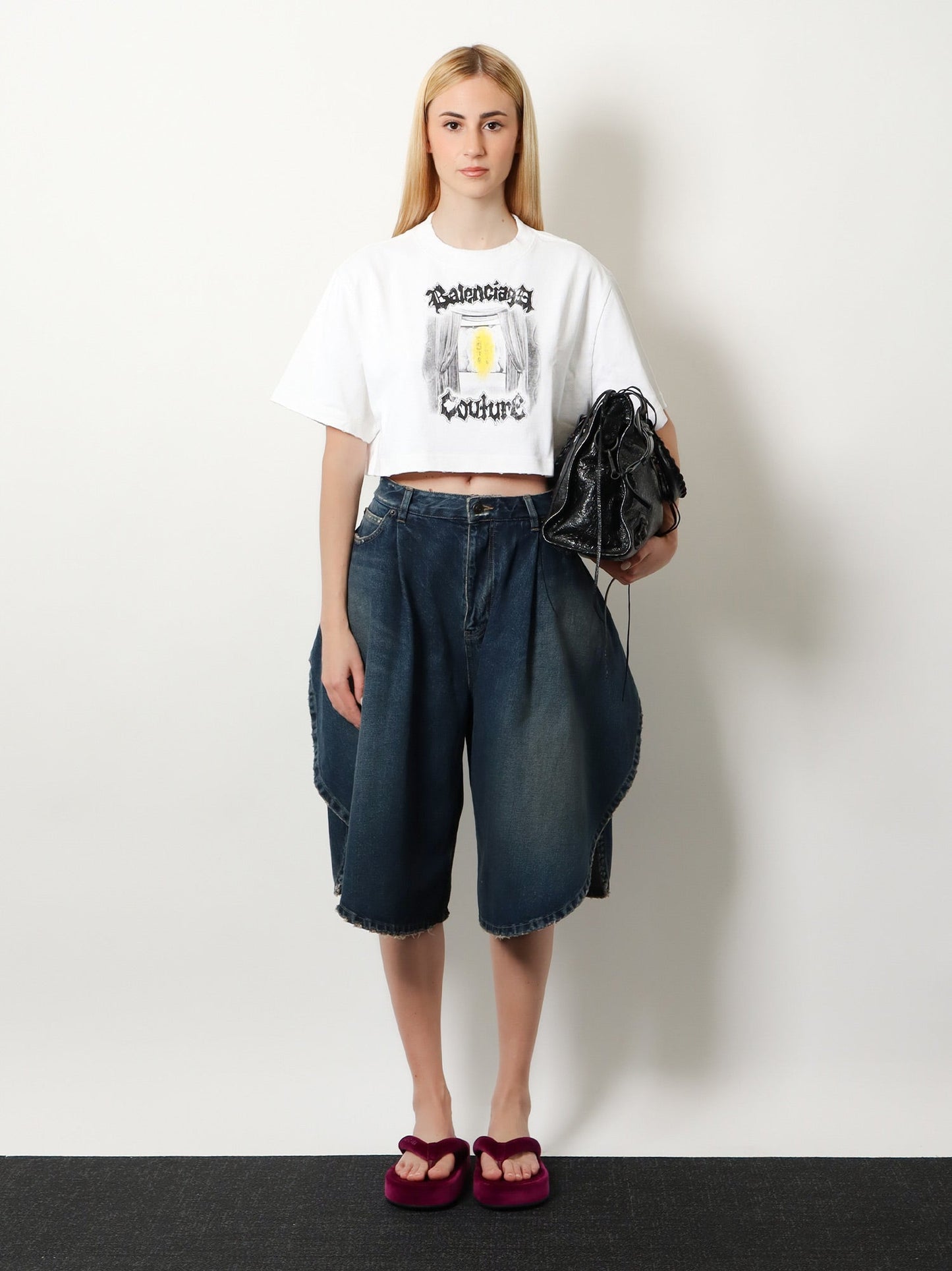 Balenciaga Women Cotton Bermuda Shorts BALENCIAGA