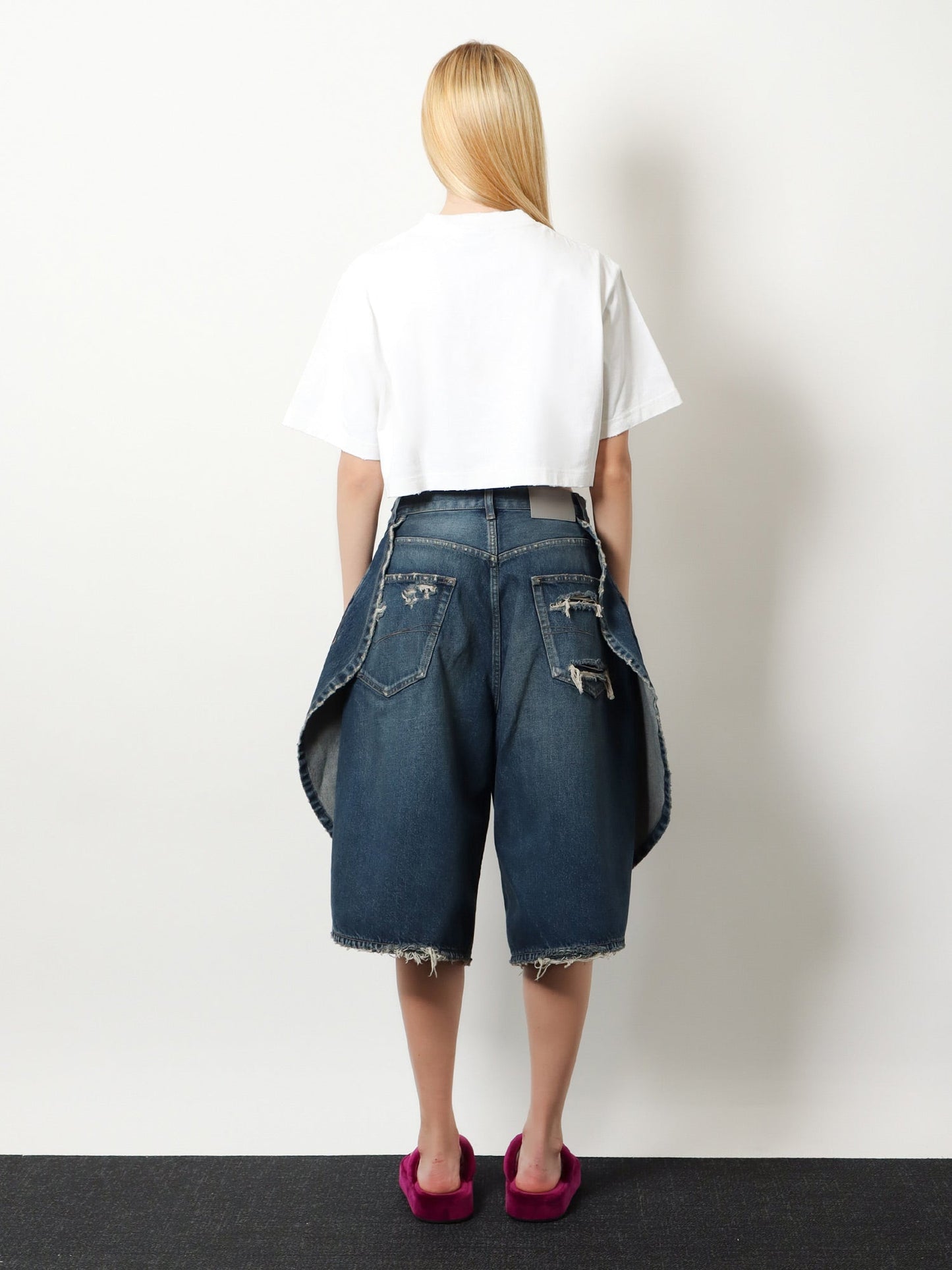 Balenciaga Women Cotton Bermuda Shorts BALENCIAGA