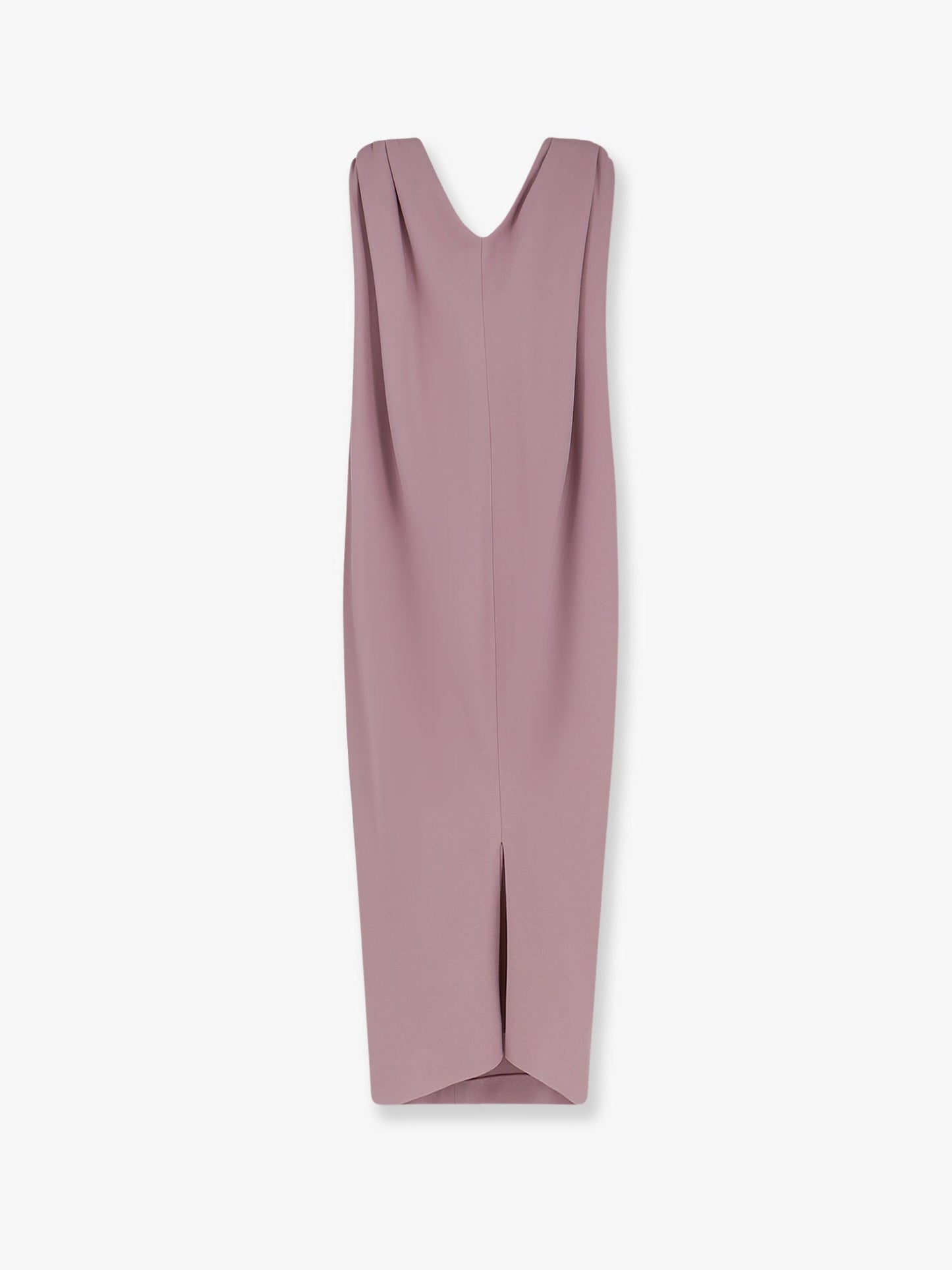 Balenciaga Women Midi Sack Silk And Wool Dress BALENCIAGA