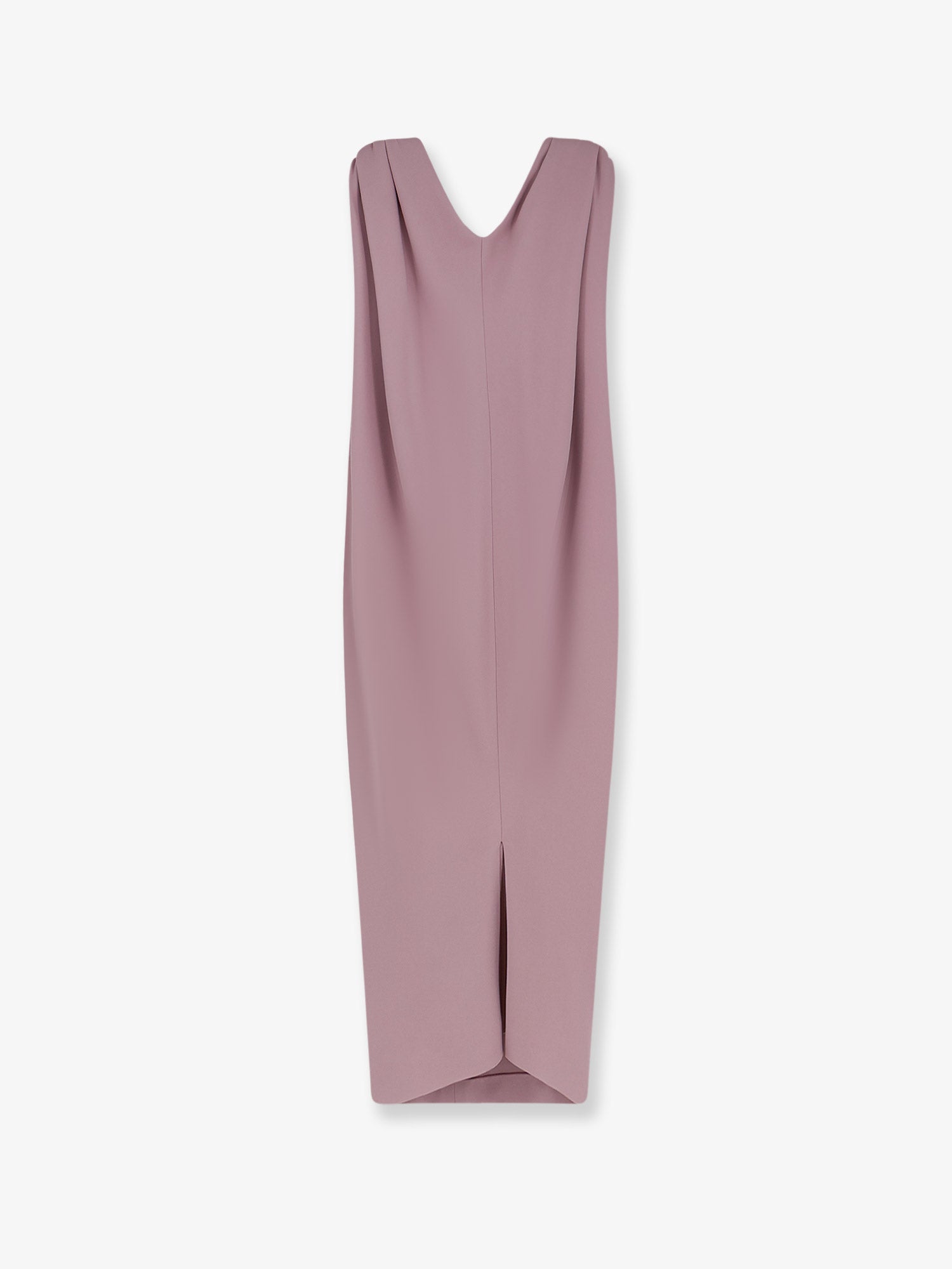 Balenciaga Women Midi Sack Silk And Wool Dress BALENCIAGA
