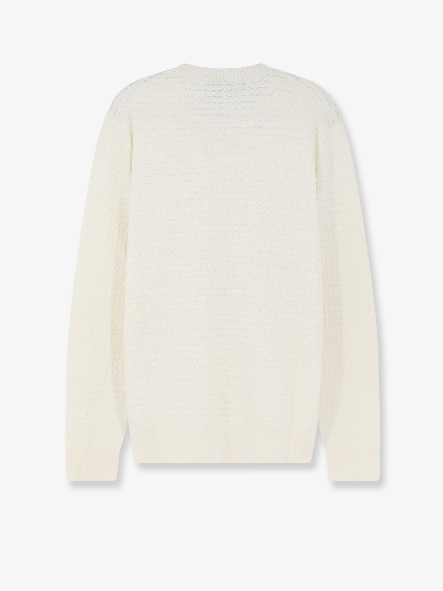 Boss Men Silk And Cotton Blend Sweater BOSS