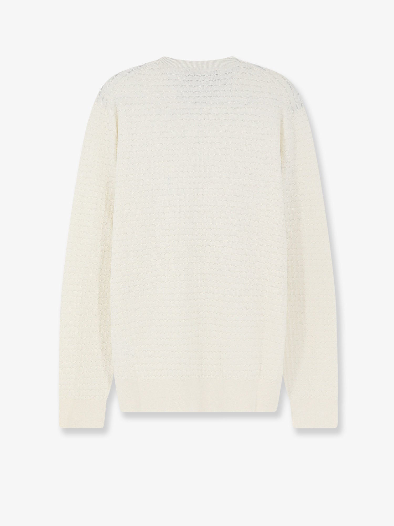 Boss Men Silk And Cotton Blend Sweater BOSS