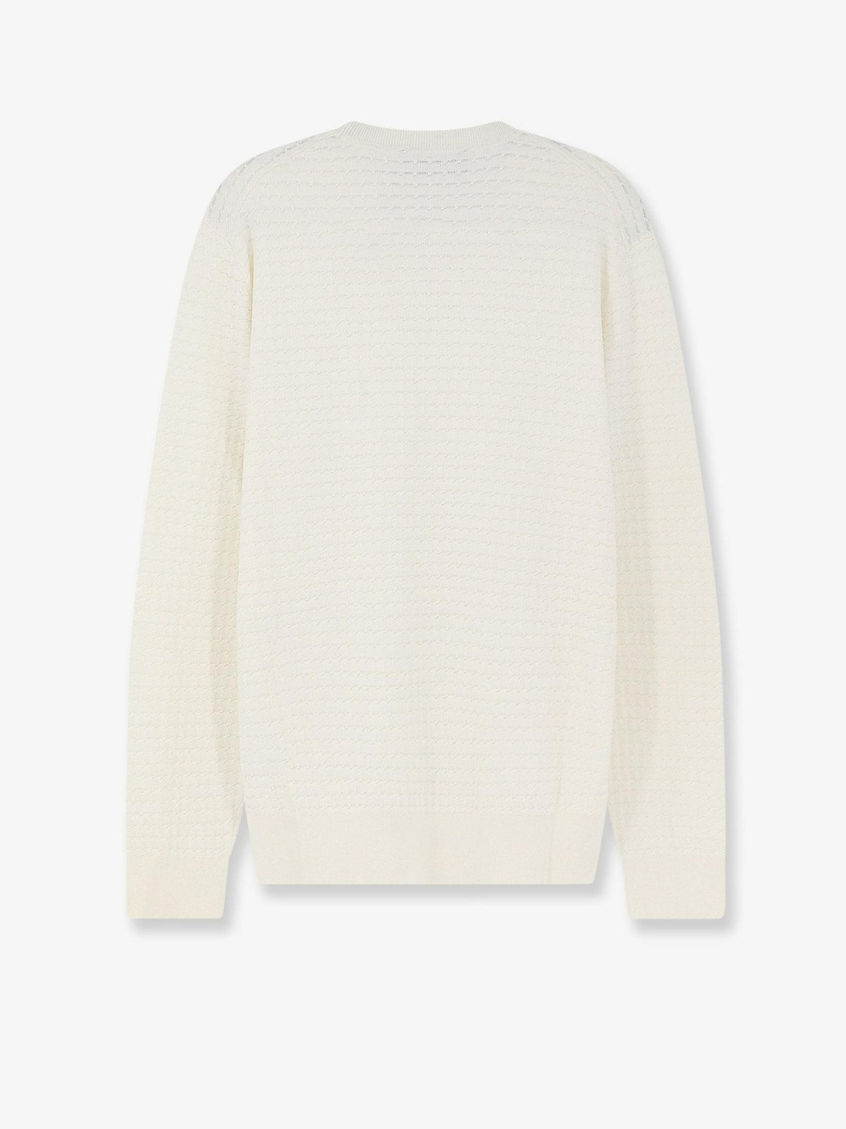 Boss Men Silk And Cotton Blend Sweater BOSS
