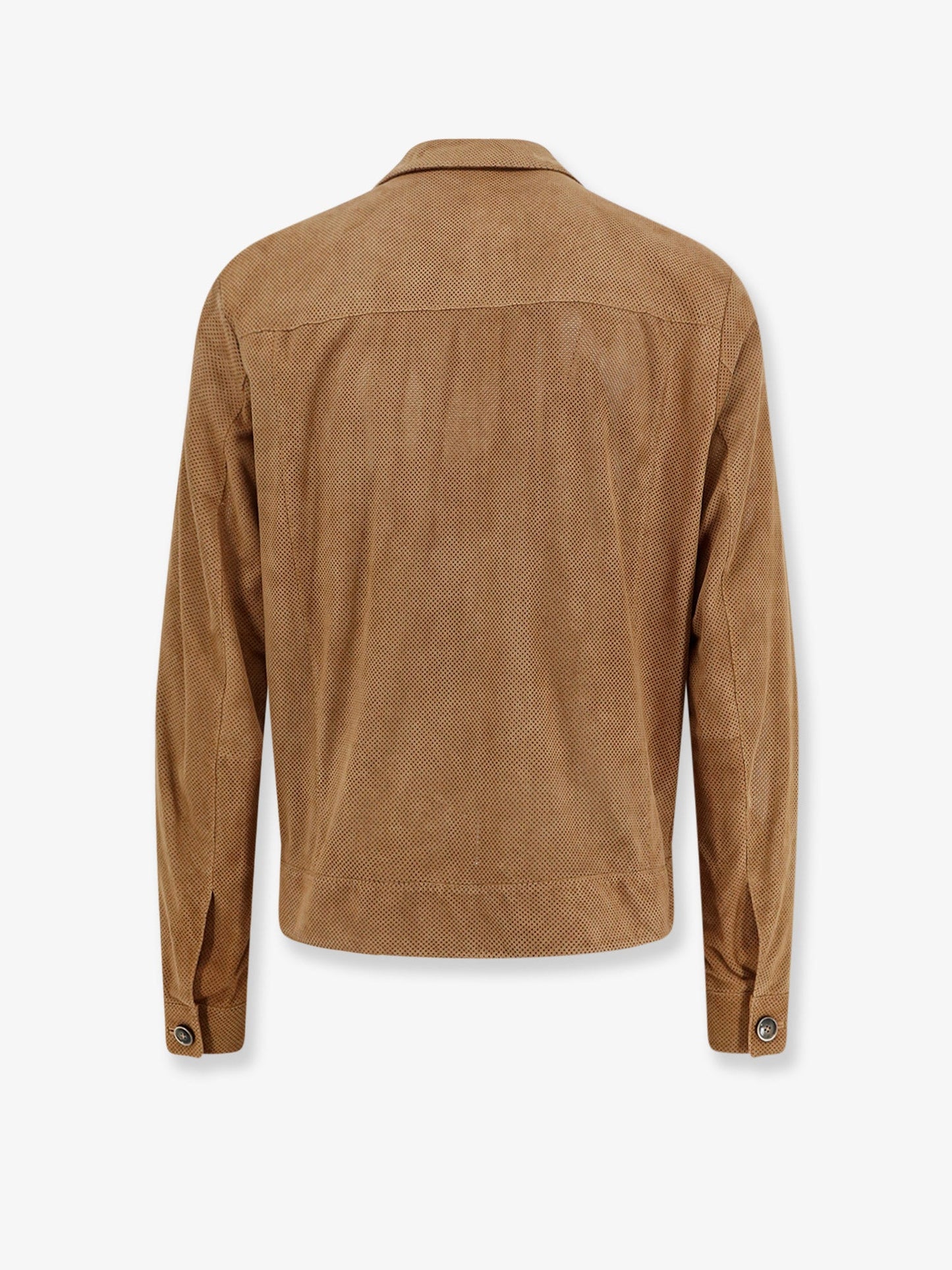 Boss Men Merfo Perforated Suede Jacket BOSS