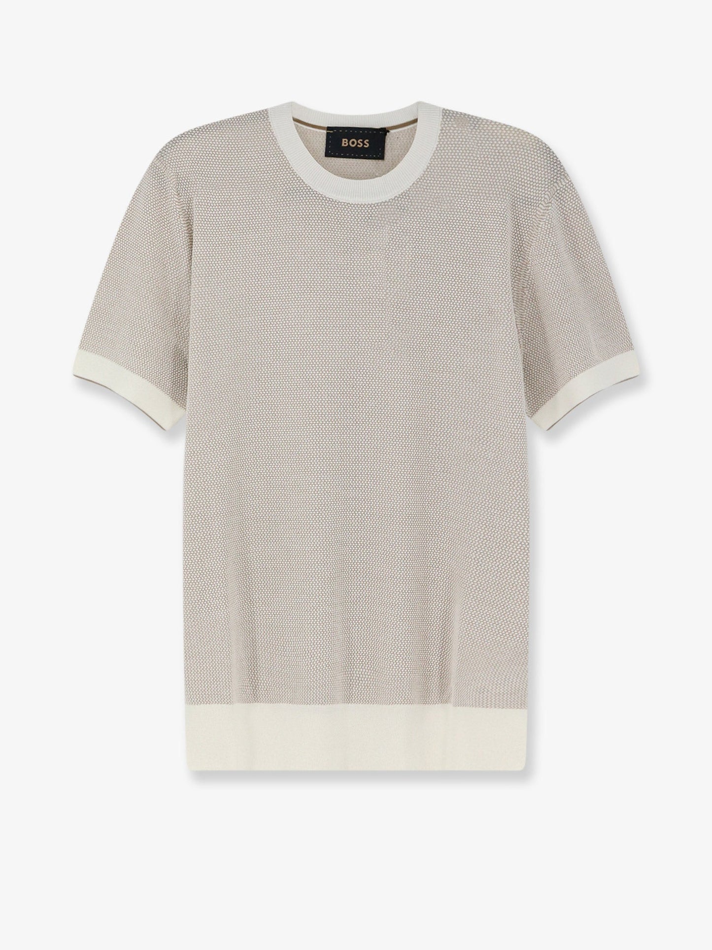 Boss Men Necasio Silk And Cotton Sweater BOSS