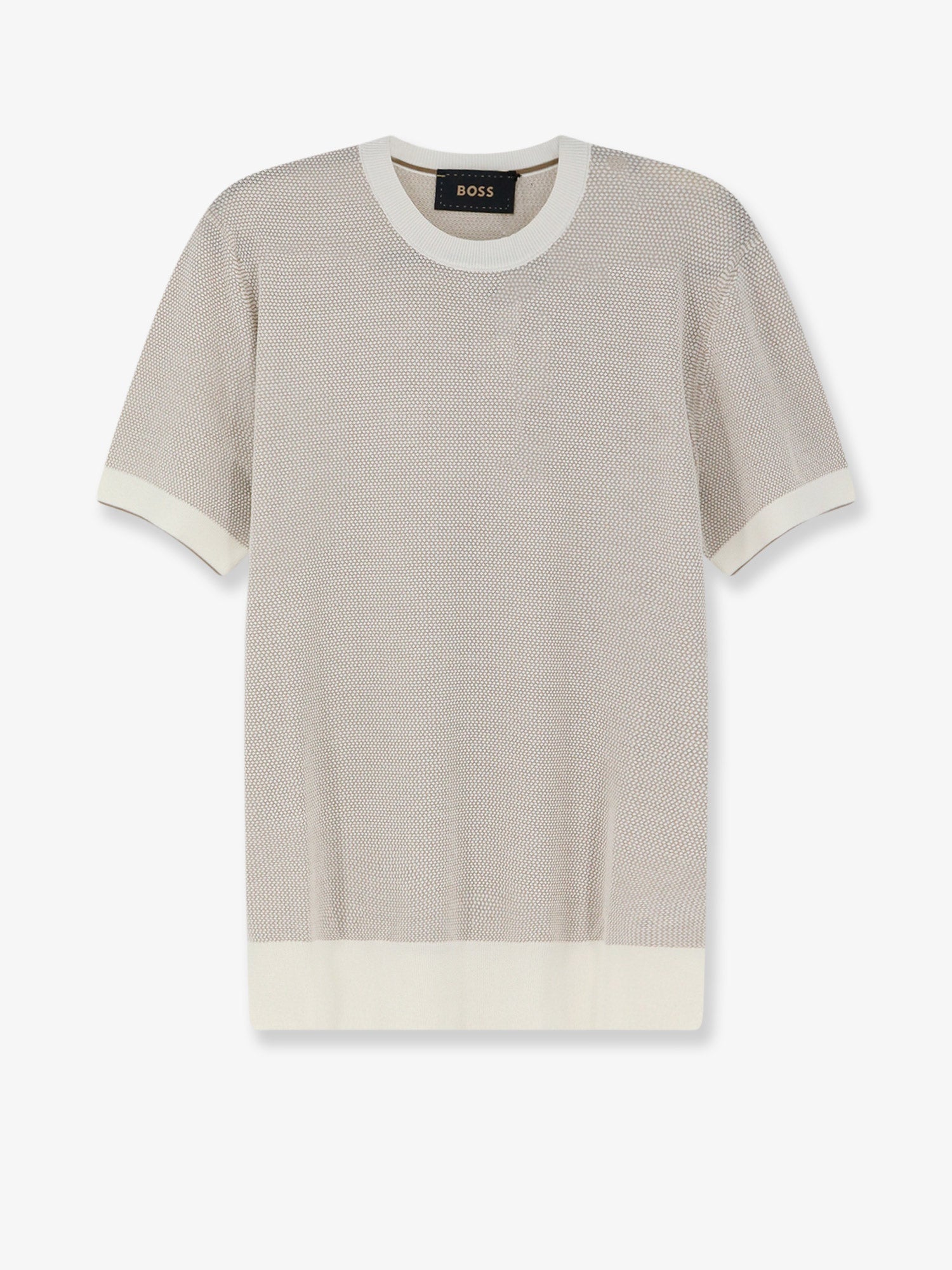 Boss Men Necasio Silk And Cotton Sweater BOSS