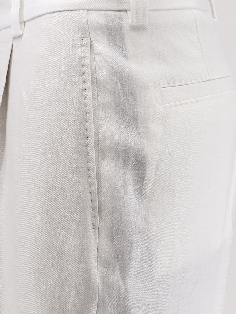 Boss Men Port Linen Trousers BOSS