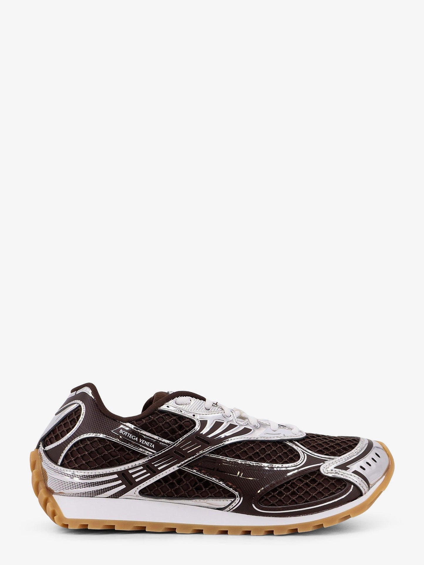 Bottega Veneta Men Orbit Mesh Sneakers With Rubber Inserts BOTTEGA VENETA