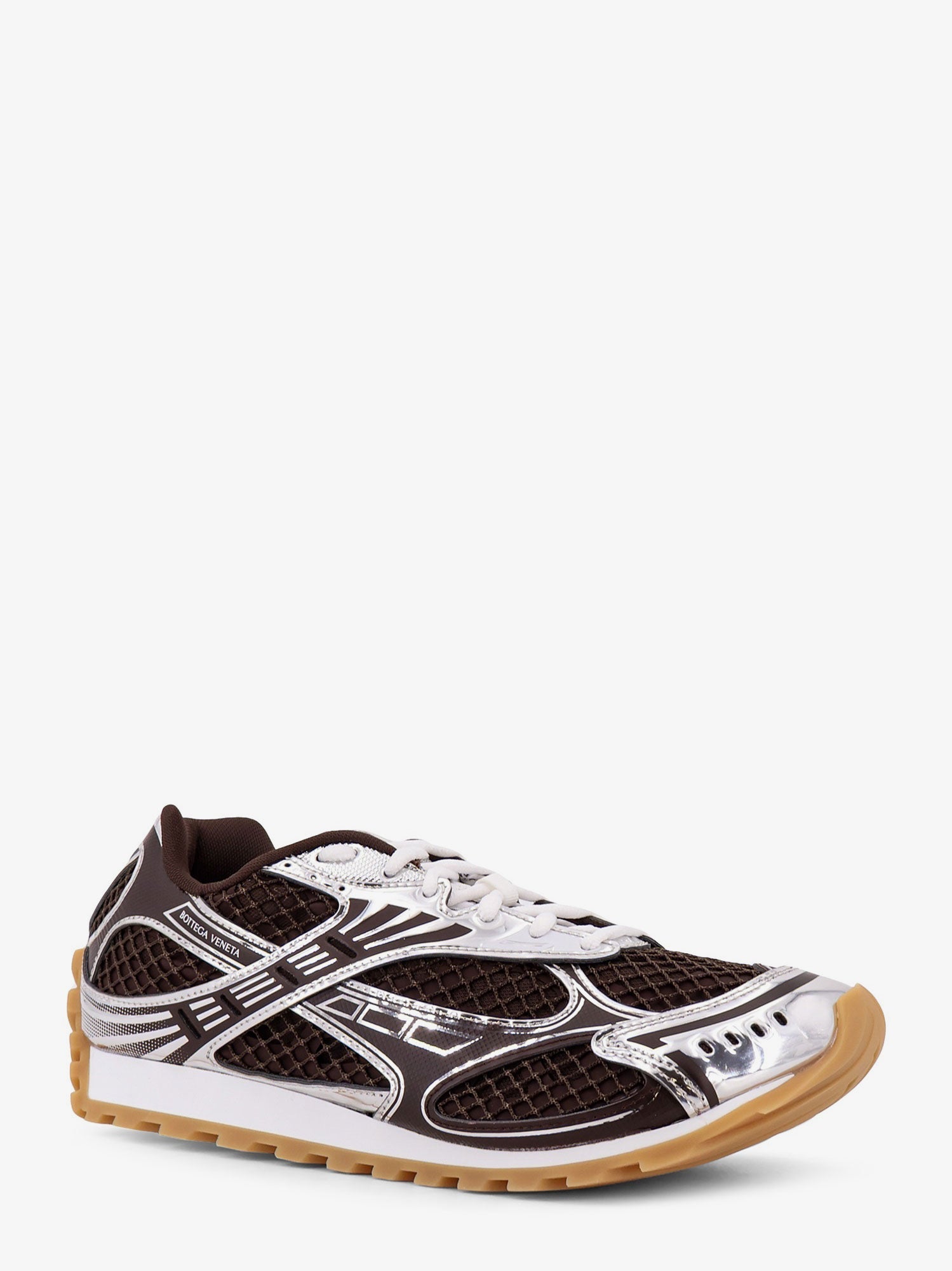 Bottega Veneta Men Orbit Mesh Sneakers With Rubber Inserts BOTTEGA VENETA
