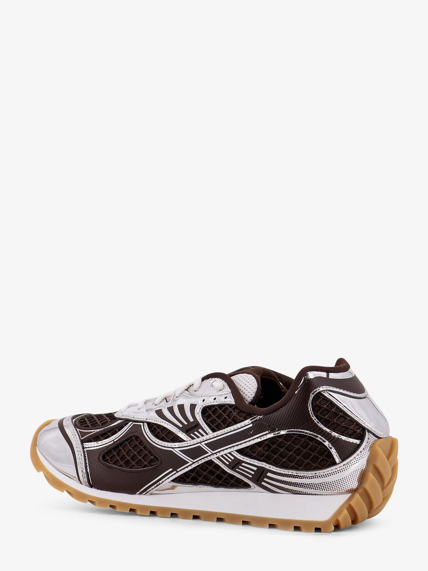 Bottega Veneta Men Orbit Mesh Sneakers With Rubber Inserts BOTTEGA VENETA