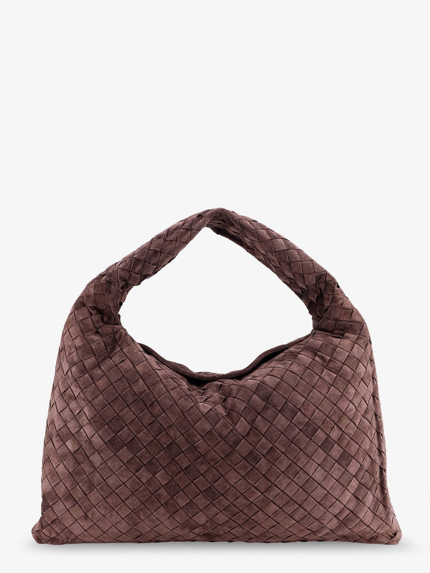 Bottega Veneta Women Hop Leather Shoulder Bag With Intrecciato Effect BOTTEGA VENETA