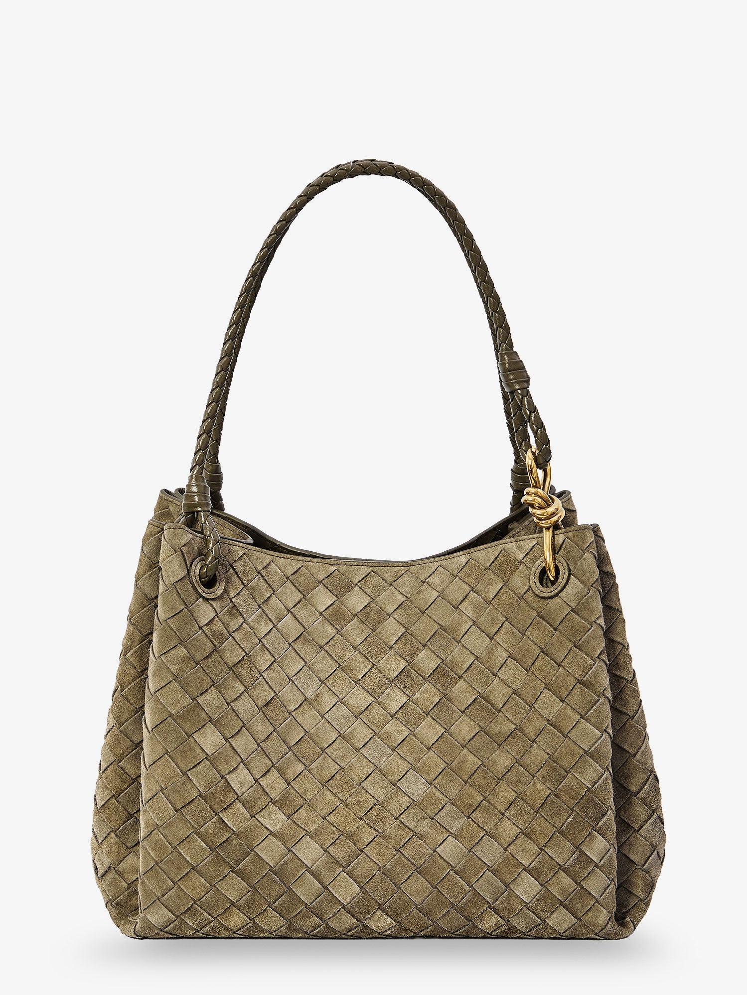 Bottega Veneta Women Parachute Large Suede Shoulder Bag BOTTEGA VENETA