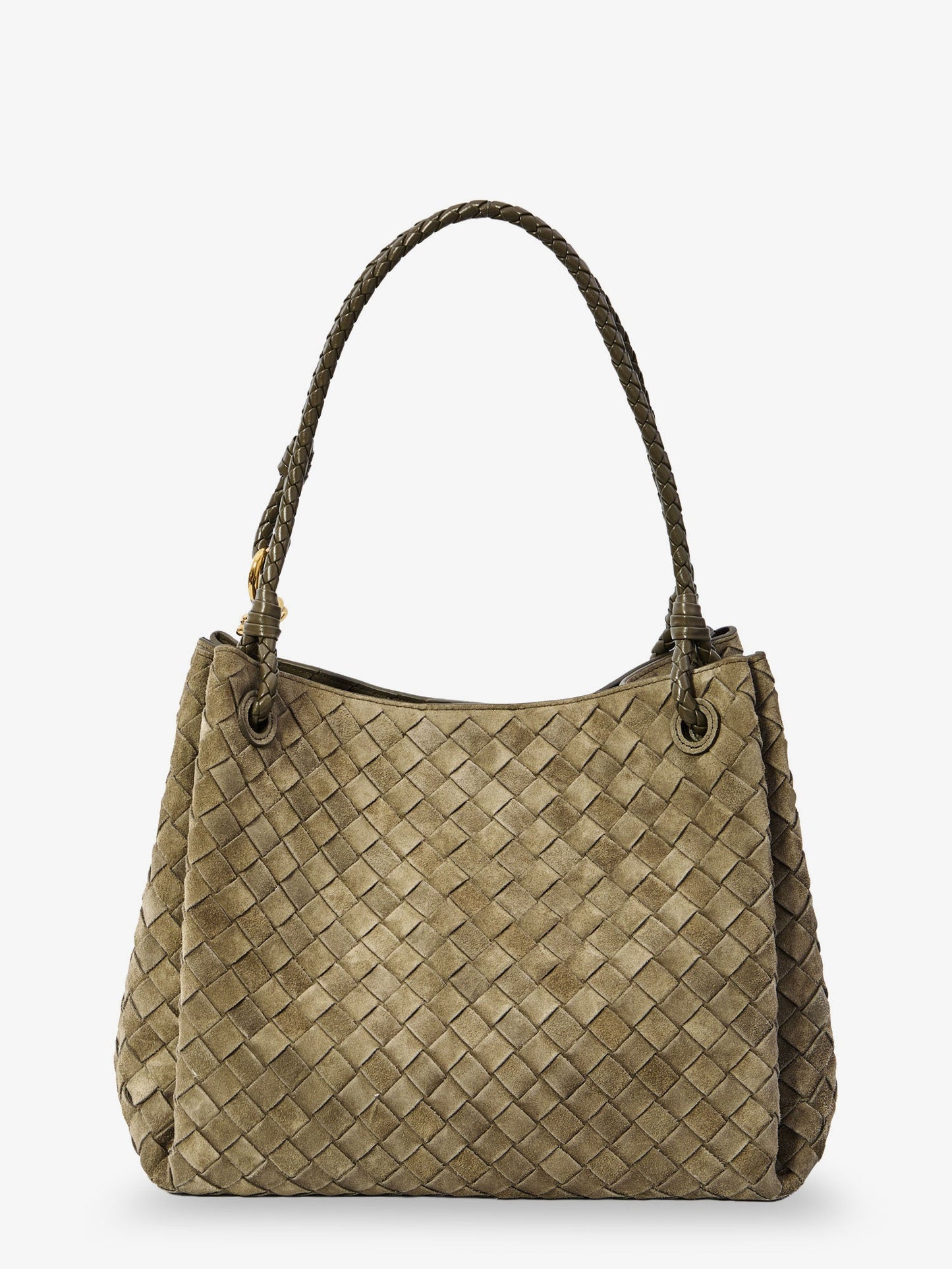 Bottega Veneta Women Parachute Large Suede Shoulder Bag BOTTEGA VENETA