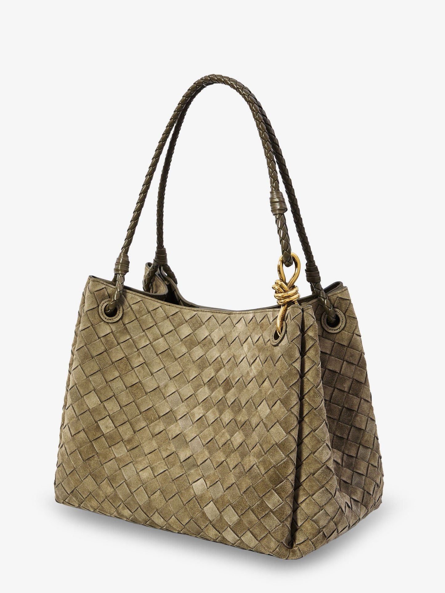 Bottega Veneta Women Parachute Large Suede Shoulder Bag BOTTEGA VENETA
