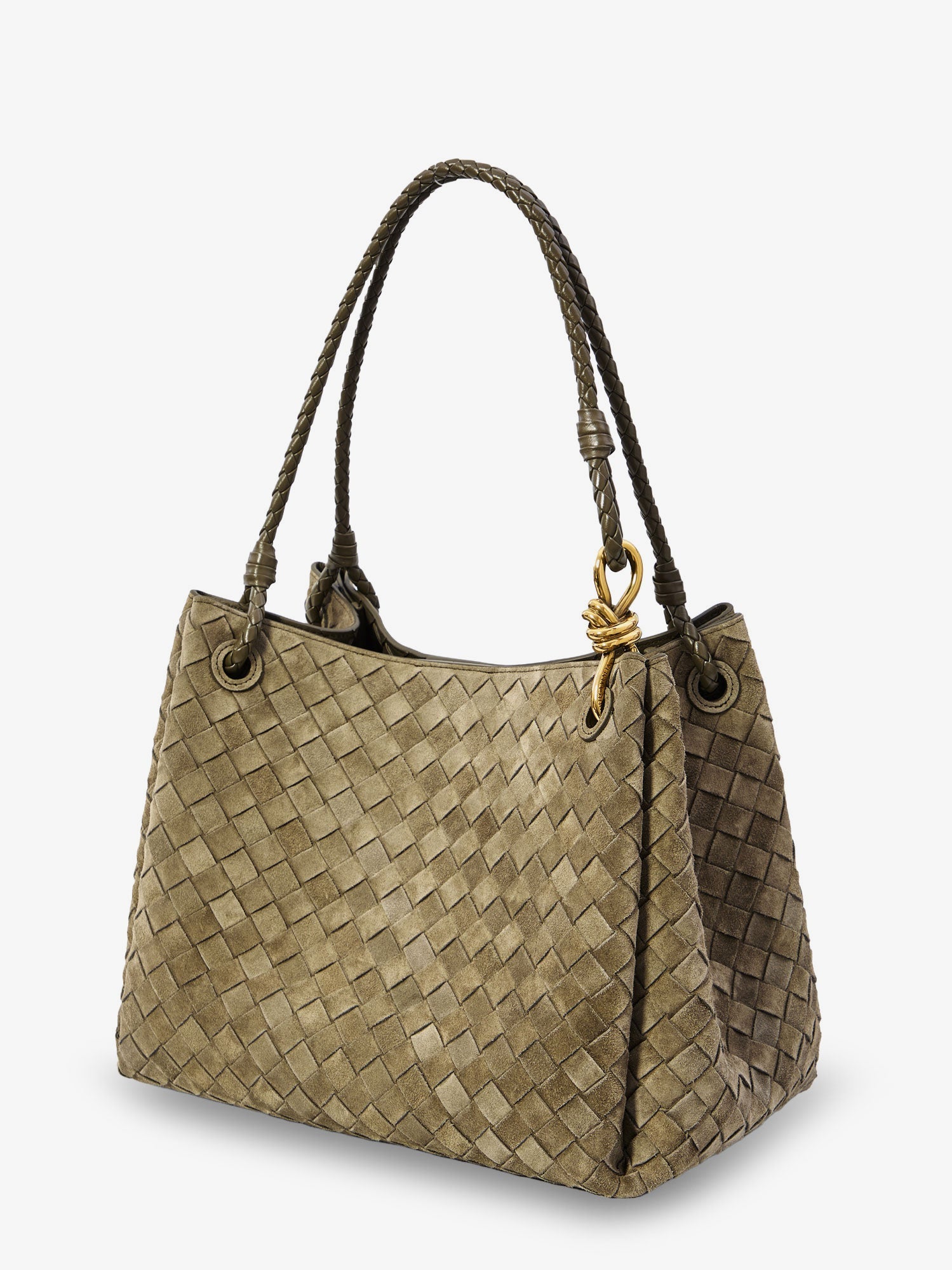 Bottega Veneta Women Parachute Large Suede Shoulder Bag BOTTEGA VENETA