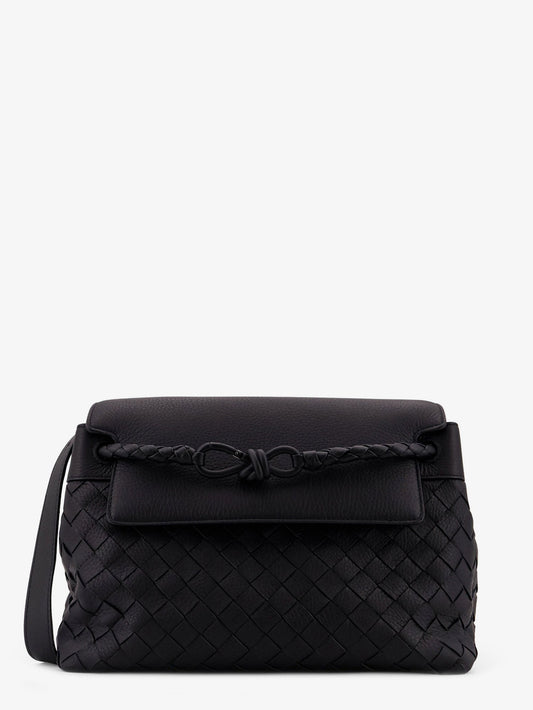 Bottega Veneta Men Andiamo Leather Shoulder Bag With Intrecciato Pattern BOTTEGA VENETA