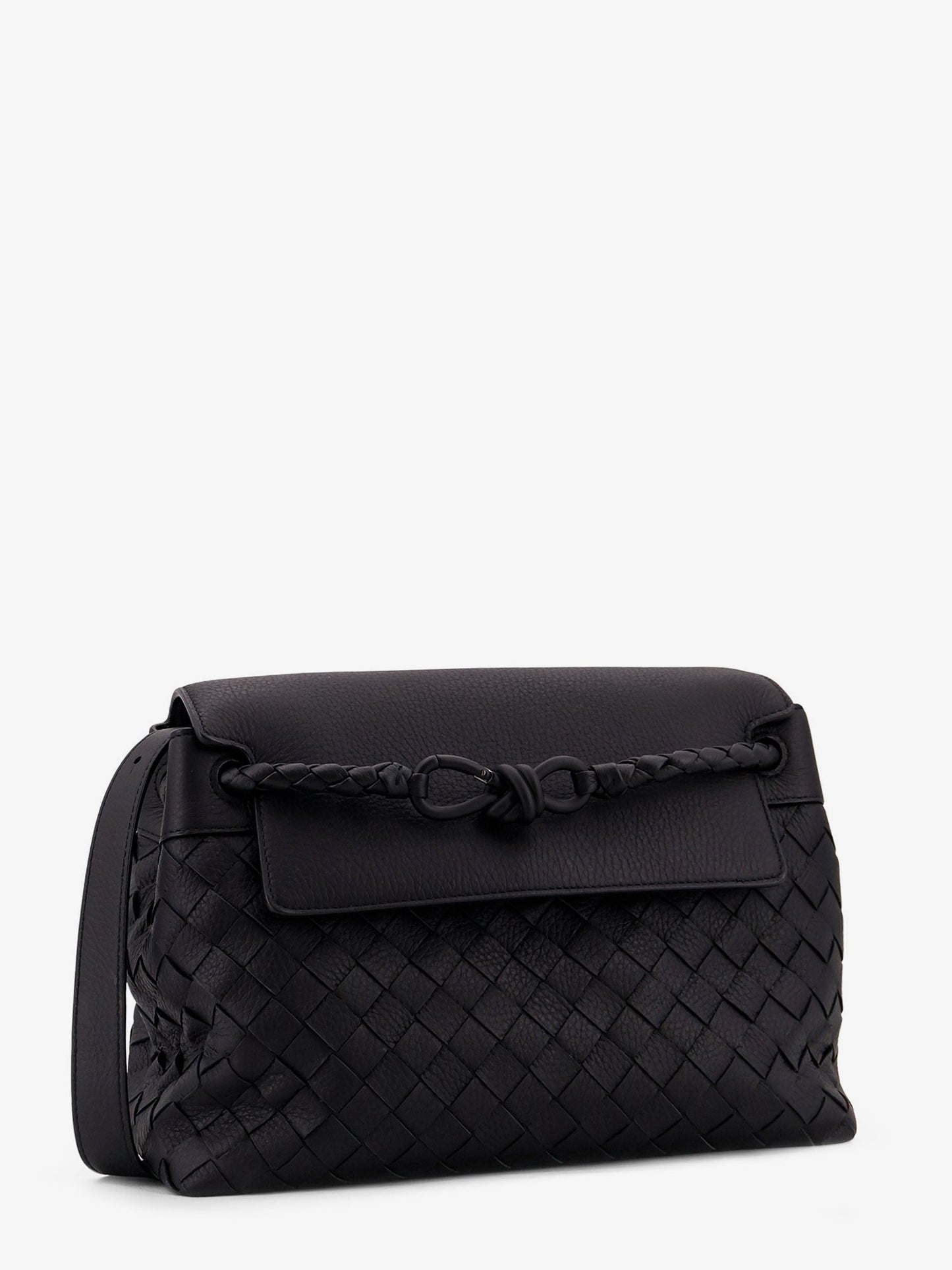 Bottega Veneta Men Andiamo Leather Shoulder Bag With Intrecciato Pattern BOTTEGA VENETA