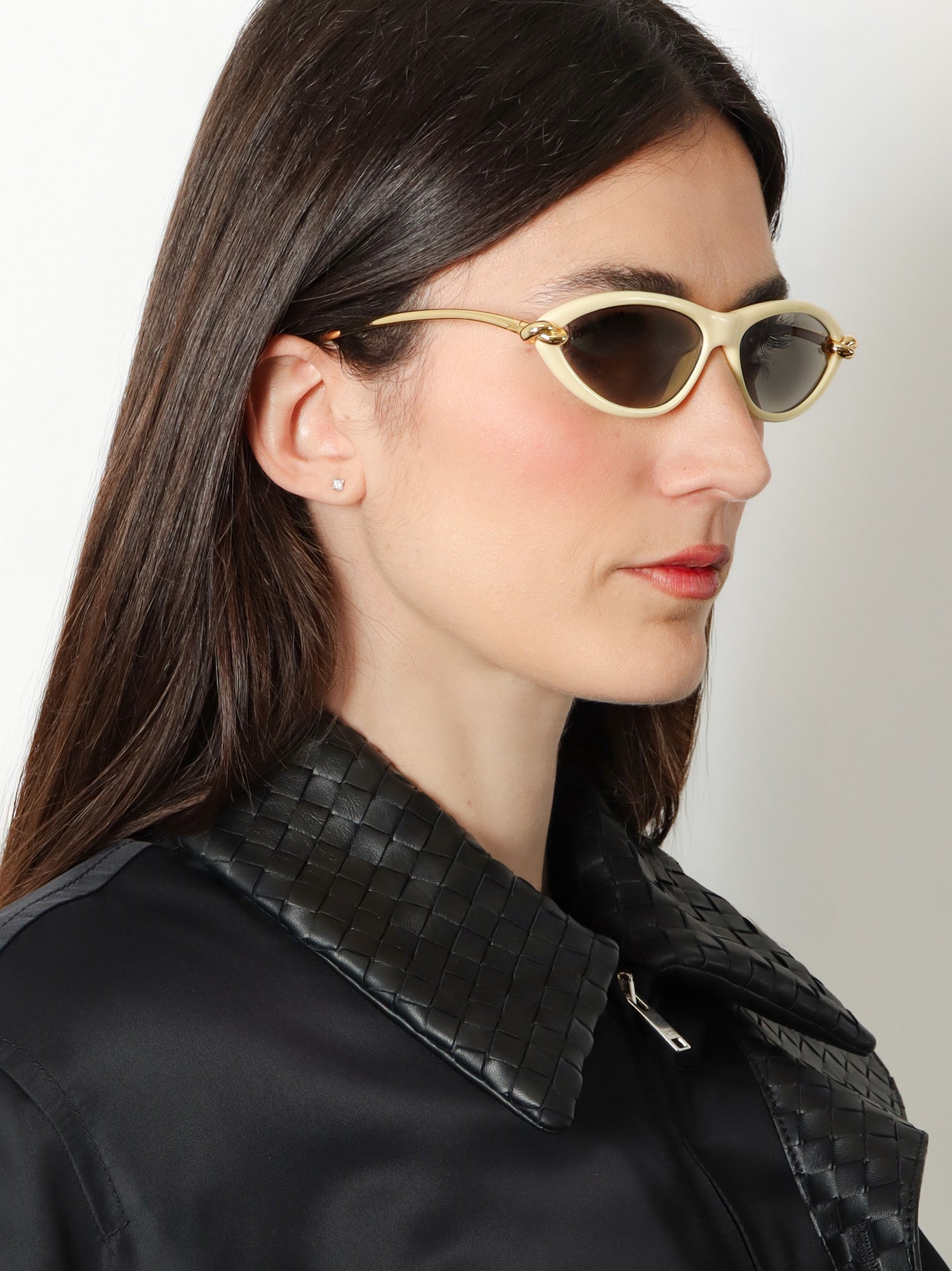 Bottega Veneta Women Knot Cat-Eye Sunglasses BOTTEGA VENETA